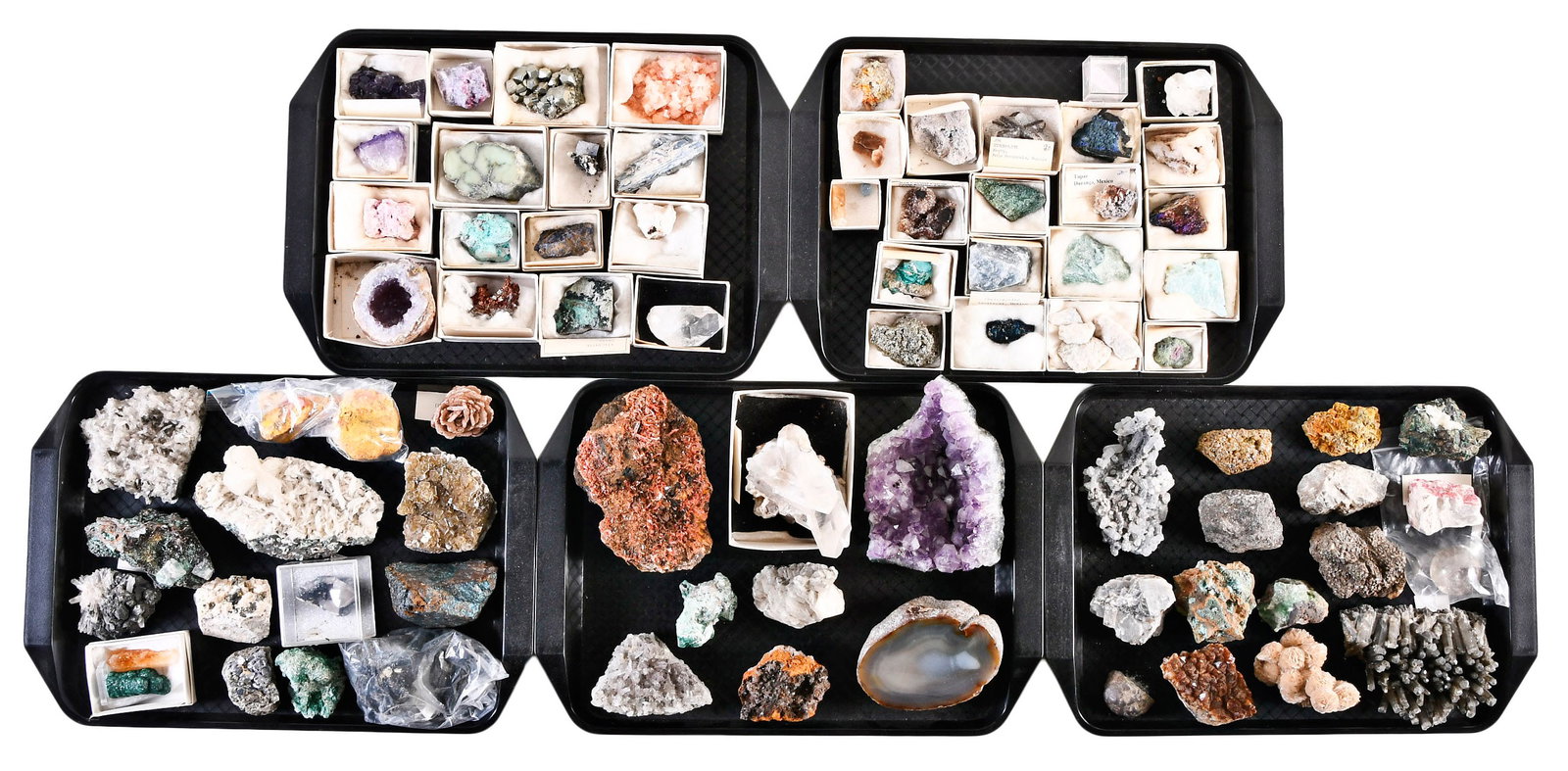 A large lot of collecible mineral specimens (1 of 6)