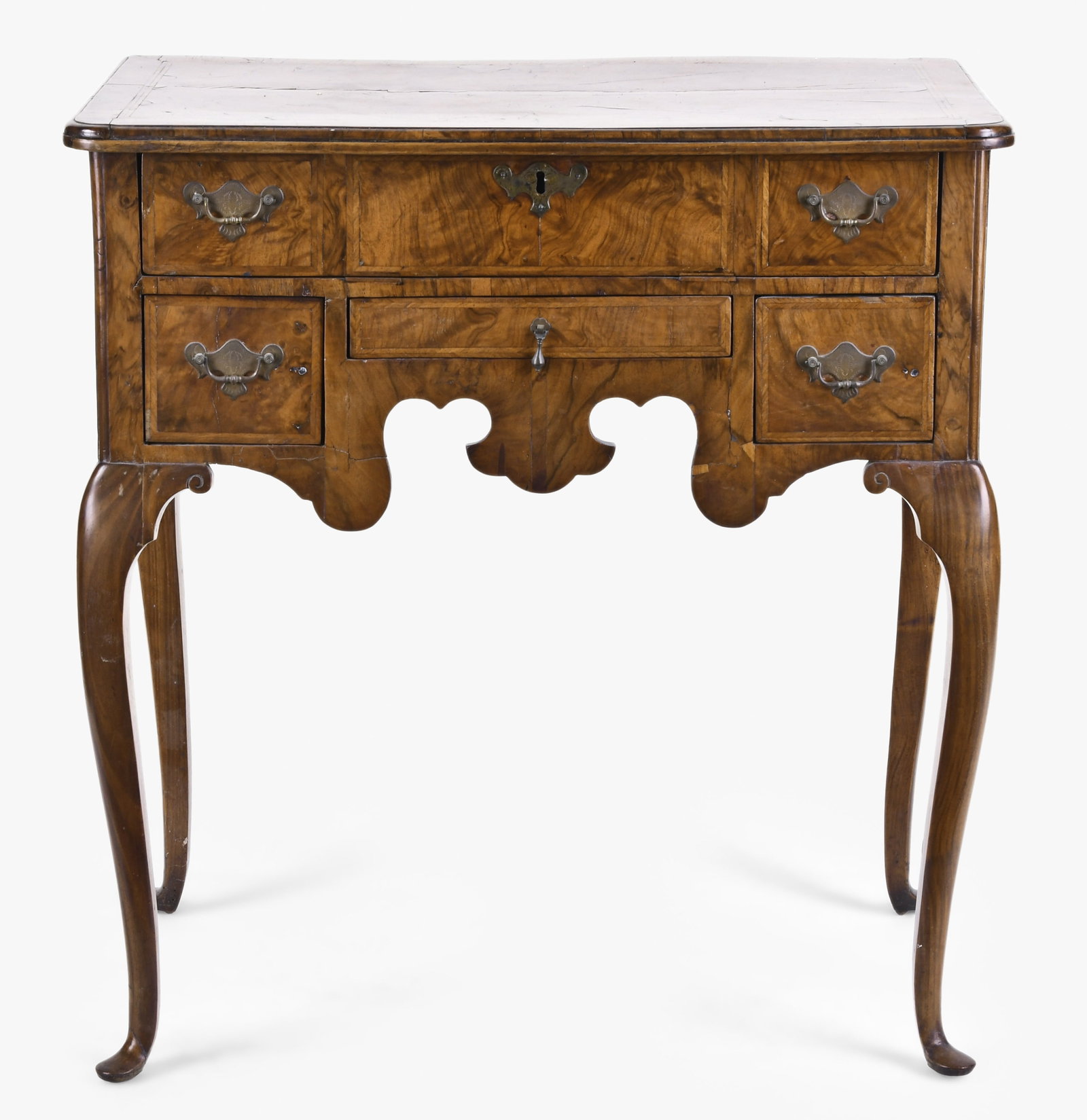 An 18th century English Queen Anne walnut dressing table (1 of 8)