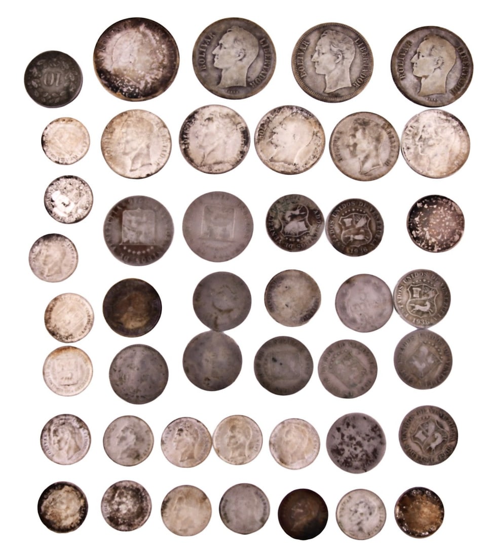 A lot of silver coins (1 of 3)