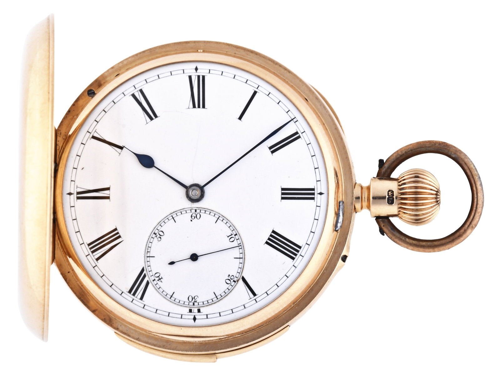 A late 19th century gold minute repeating pocket watch for the English market by Baume & Co. (1 of 7)