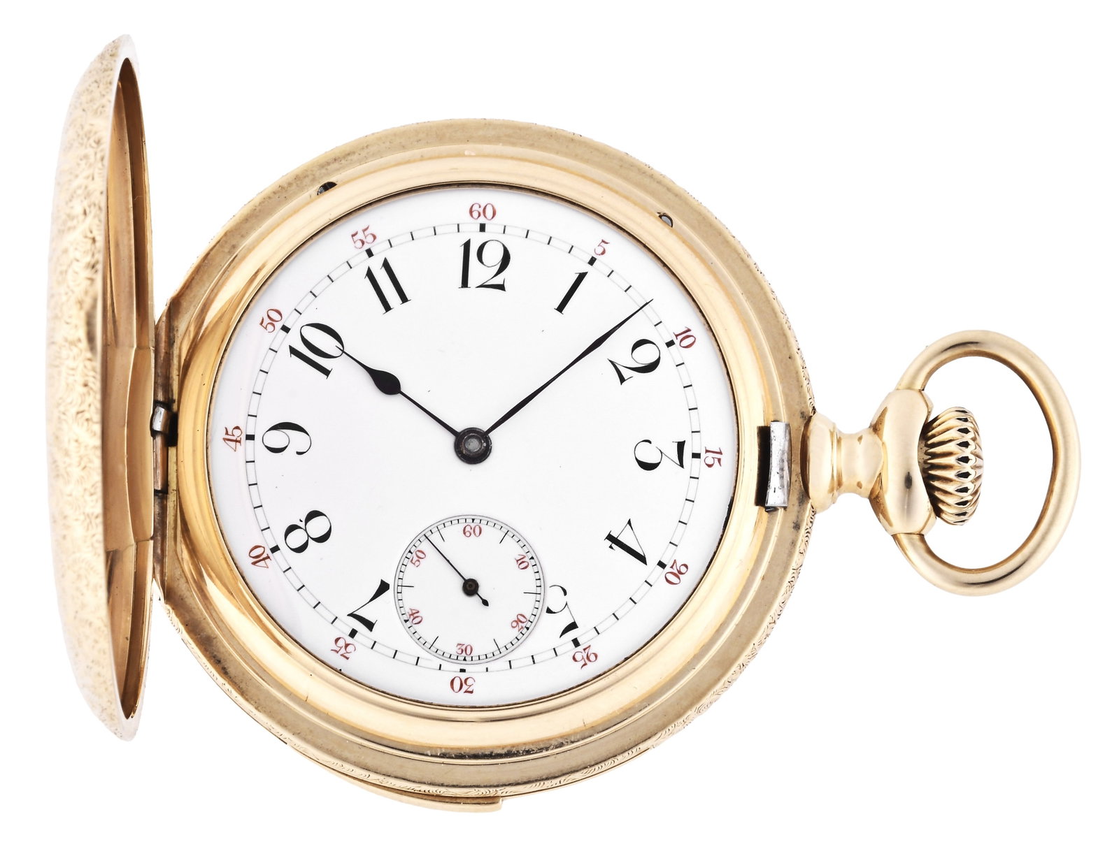 A late 19th century Swiss gold minute repeating pocket watch belonging to Wallace M. Scudder (1 of 7)