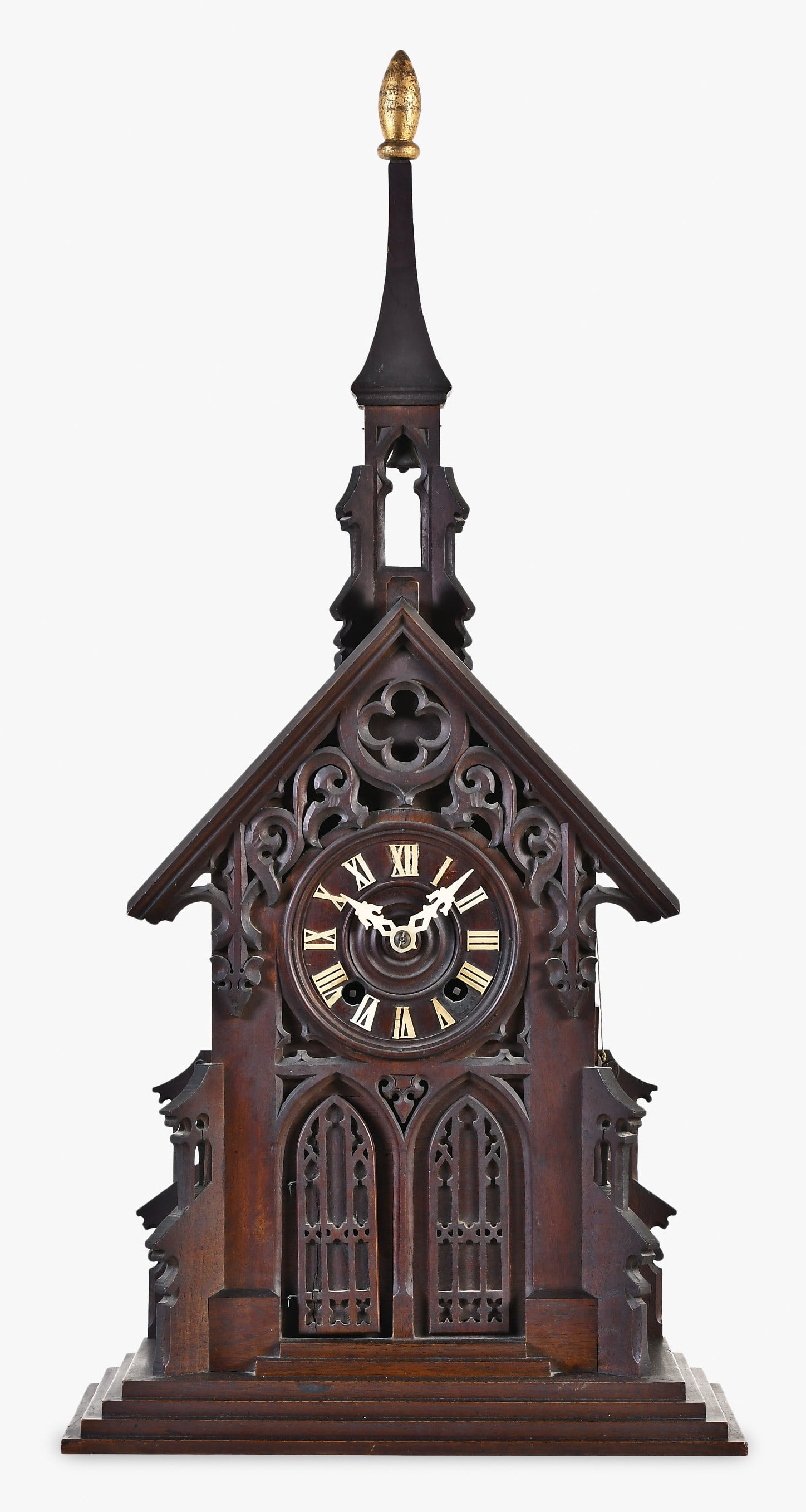 An uncommon Black Forest Bell Ringer Monk clock. (1 of 8)