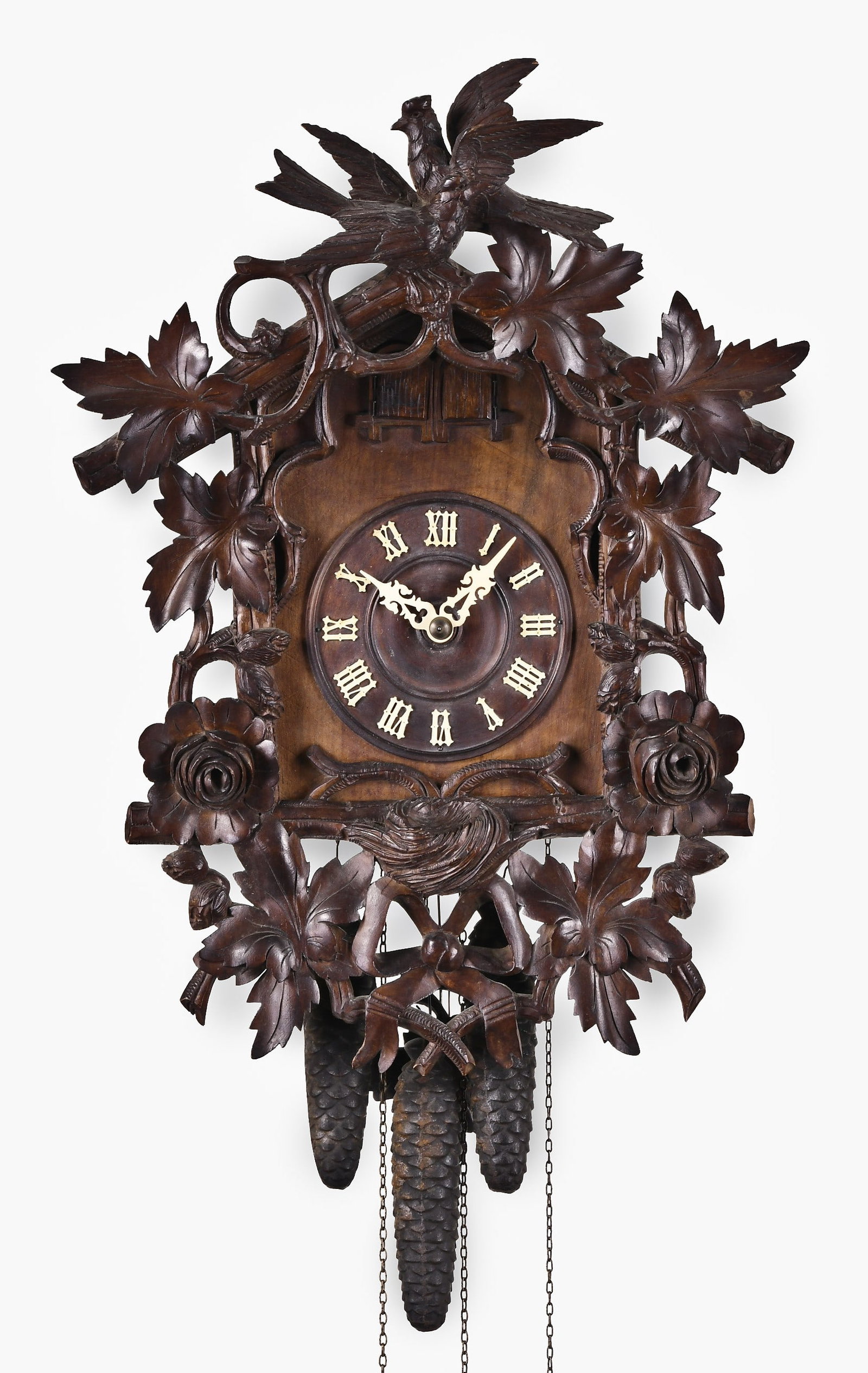 Gordian Hettich & Sohn cuckoo and quail wall clock (1 of 7)