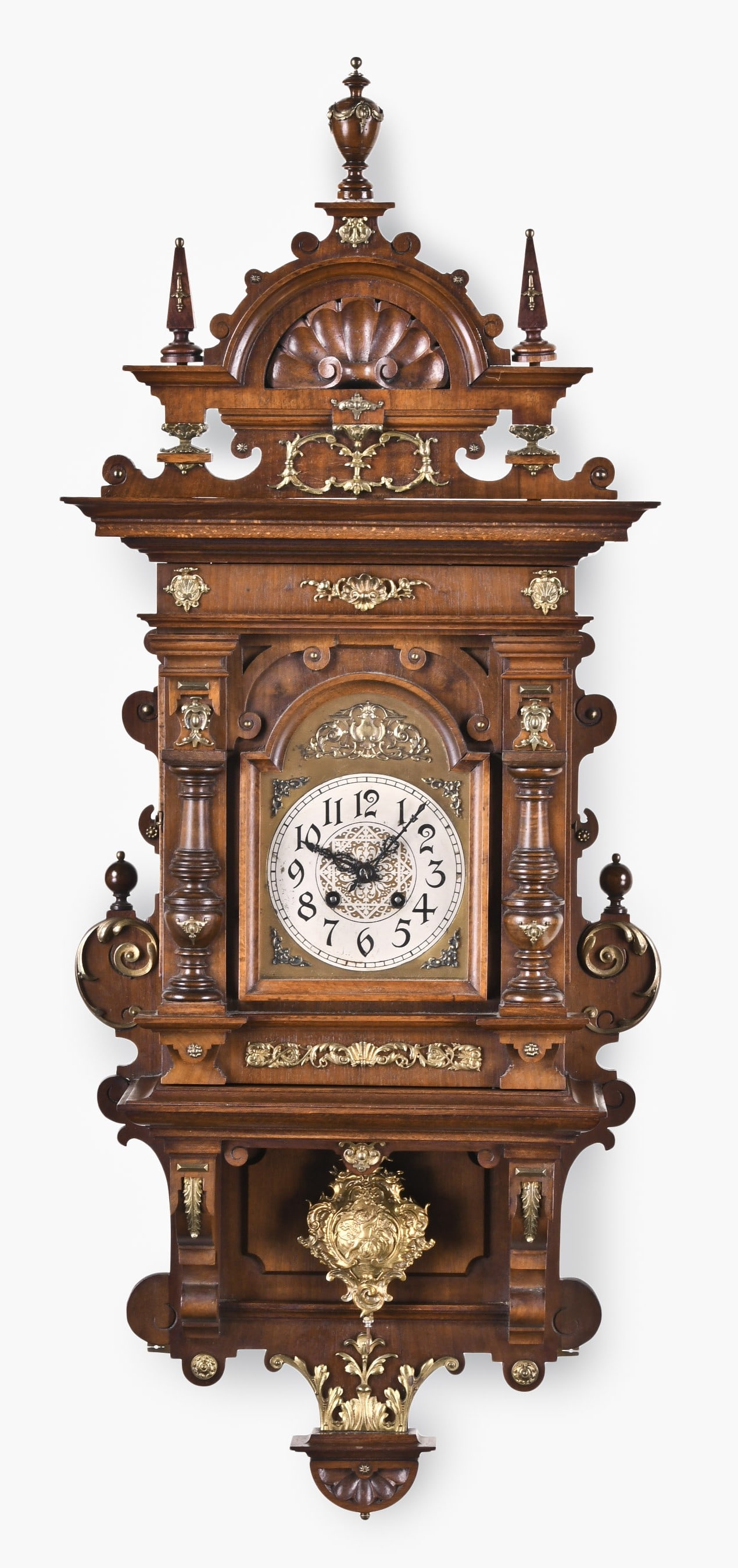 Lenzkirch "No. 89" Freischwinger hanging wall clock (1 of 8)