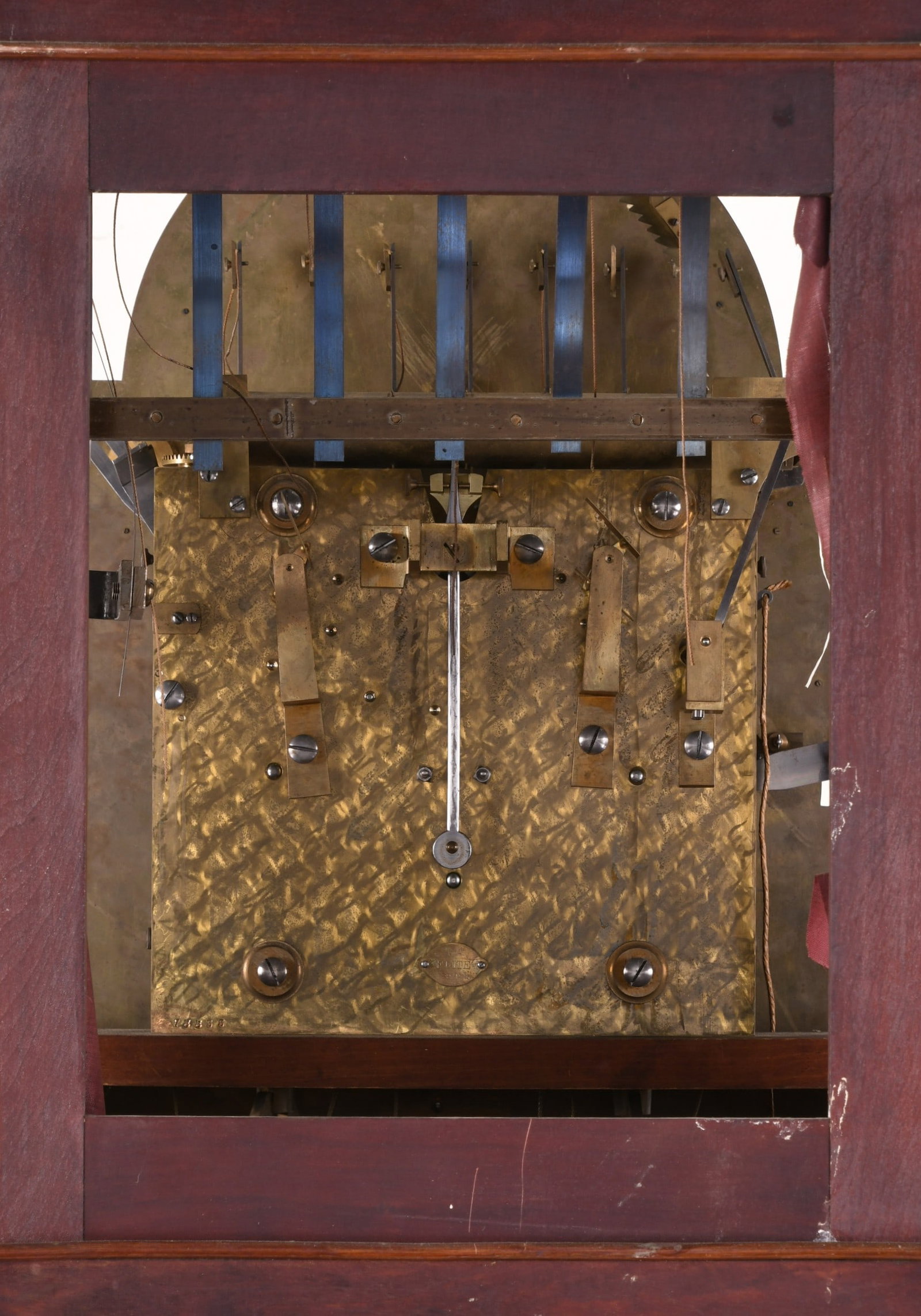 A German chiming hall clock - 12