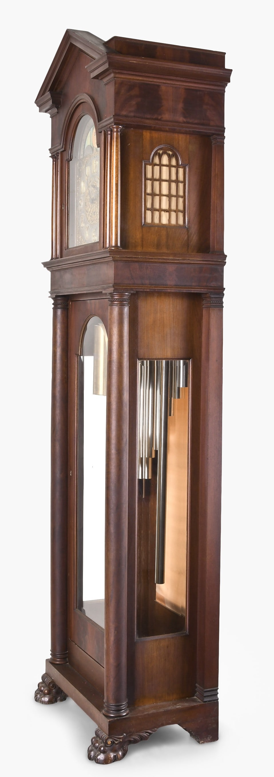 A German chiming hall clock - 3