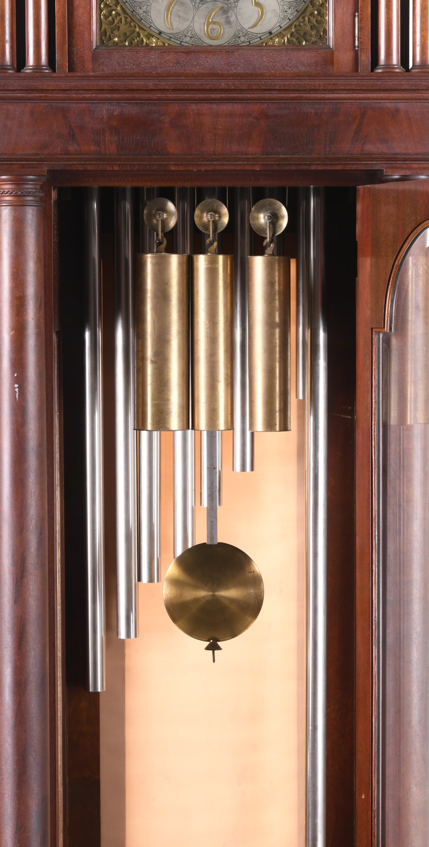 A German chiming hall clock - 6
