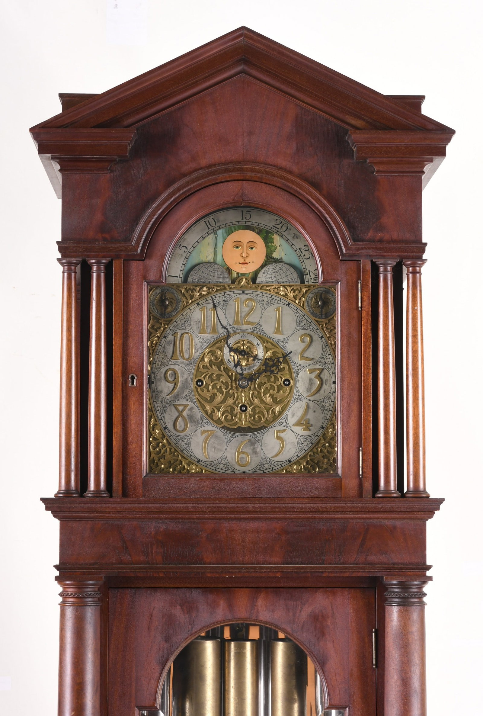 A German chiming hall clock - 7