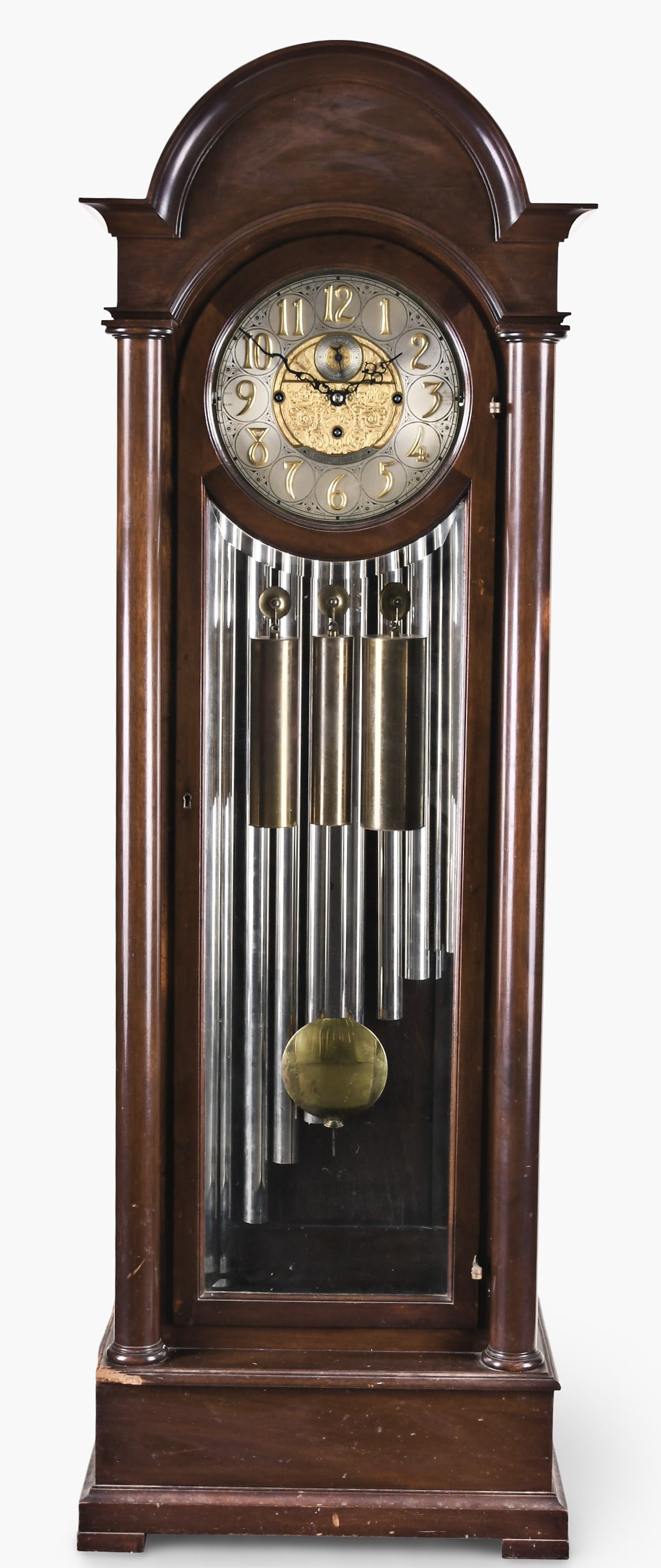 Waltham Clock Co., Model 986 chiming hall clock (1 of 10)