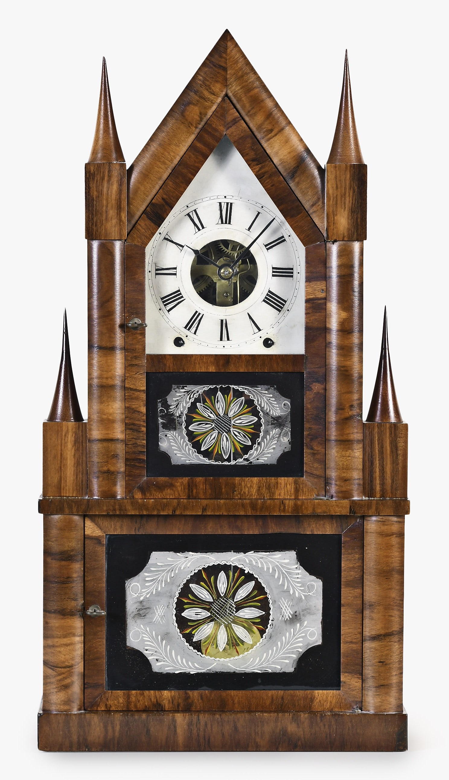 A John Birge double steeple shelf clock (1 of 7)