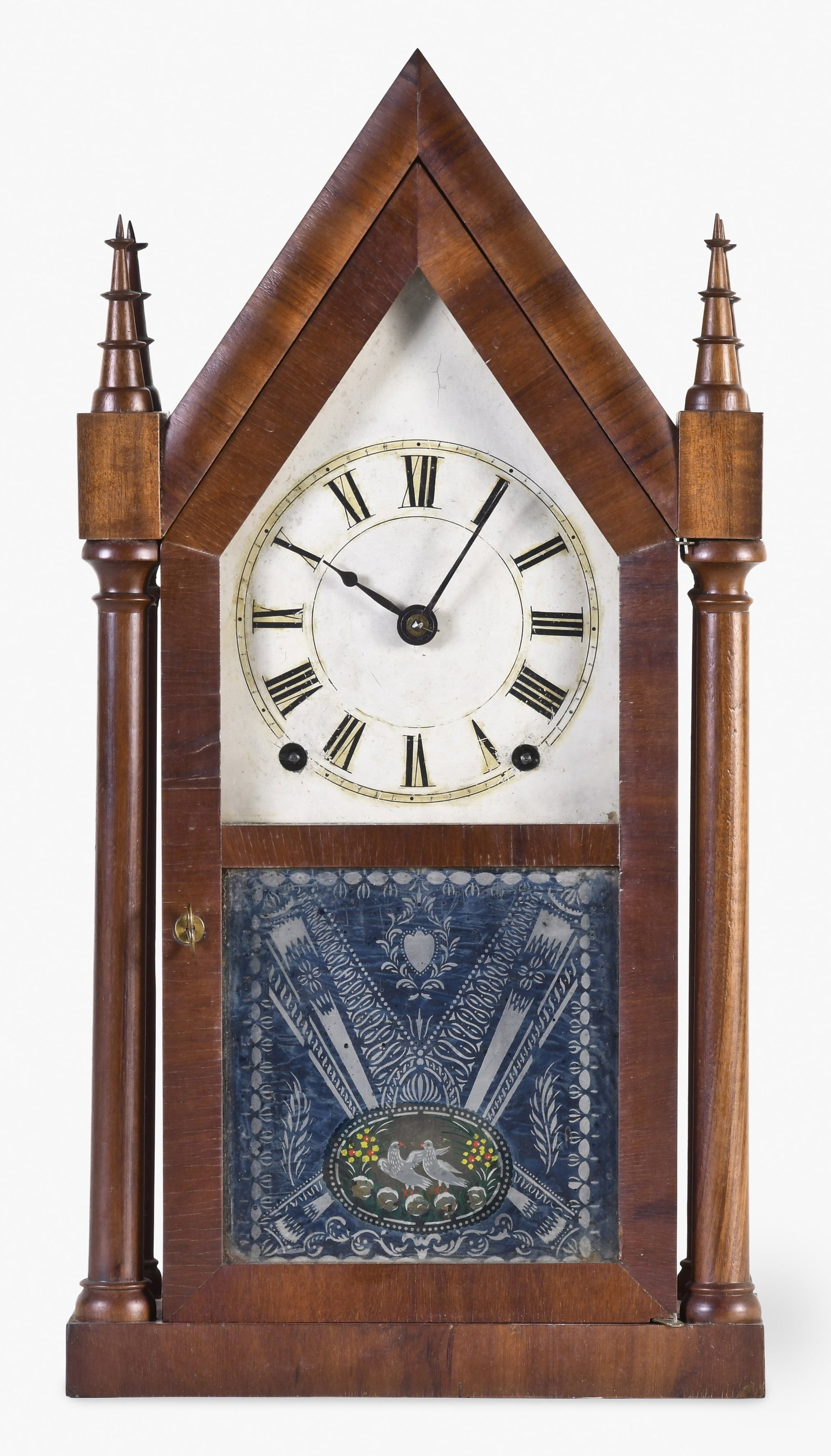 A Terry & Andrews four column steeple clock (1 of 6)
