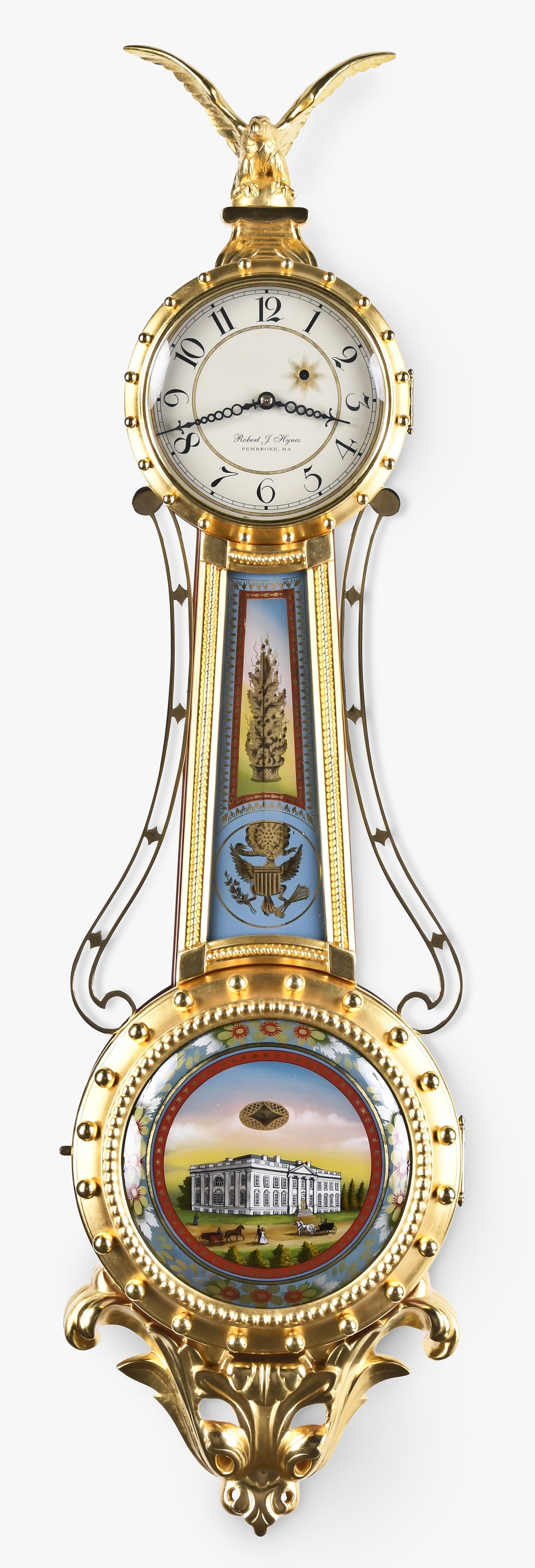 A Robert Hynes Girandole wall clock (1 of 10)