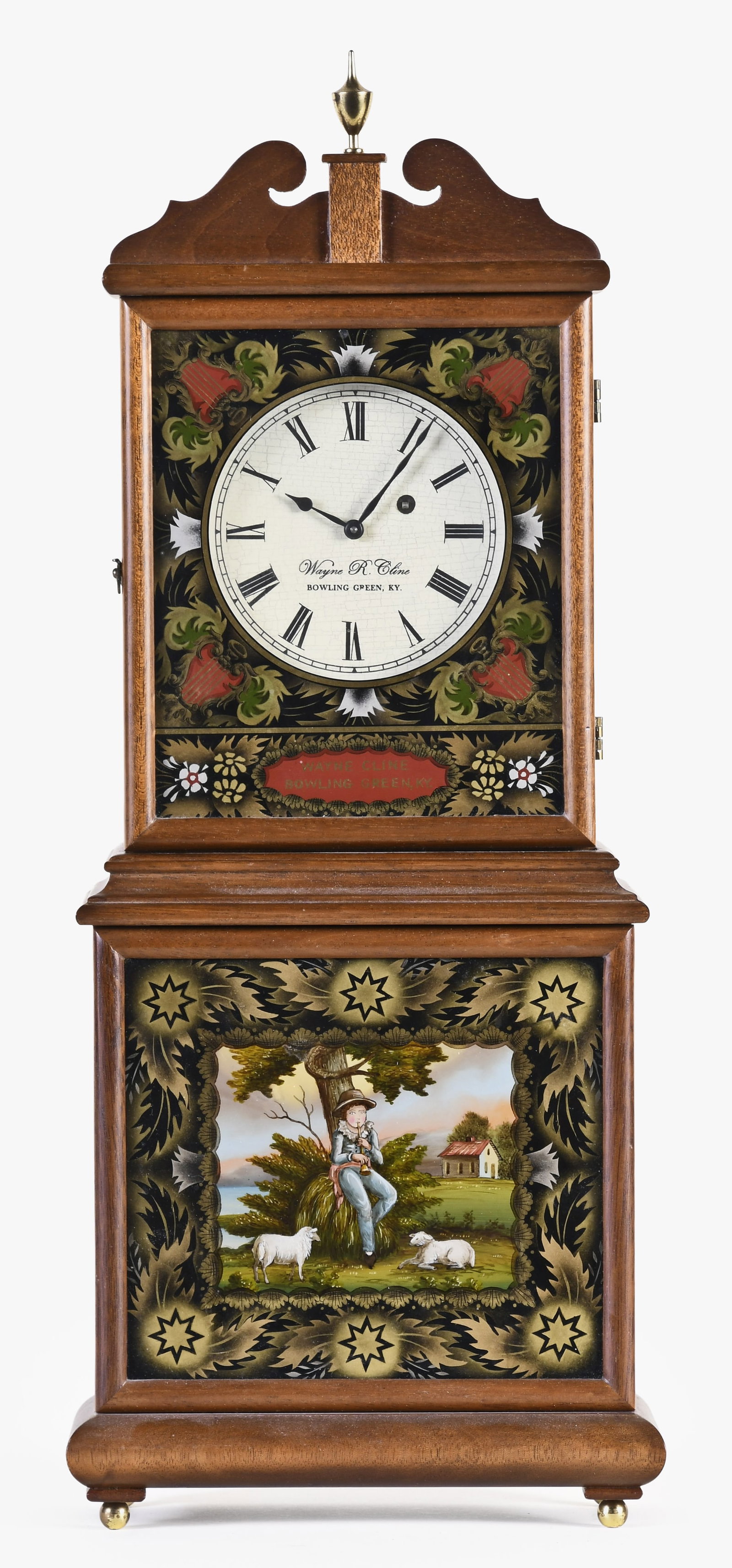 A Wayne Cline miniature Massachusetts shelf clock (1 of 7)
