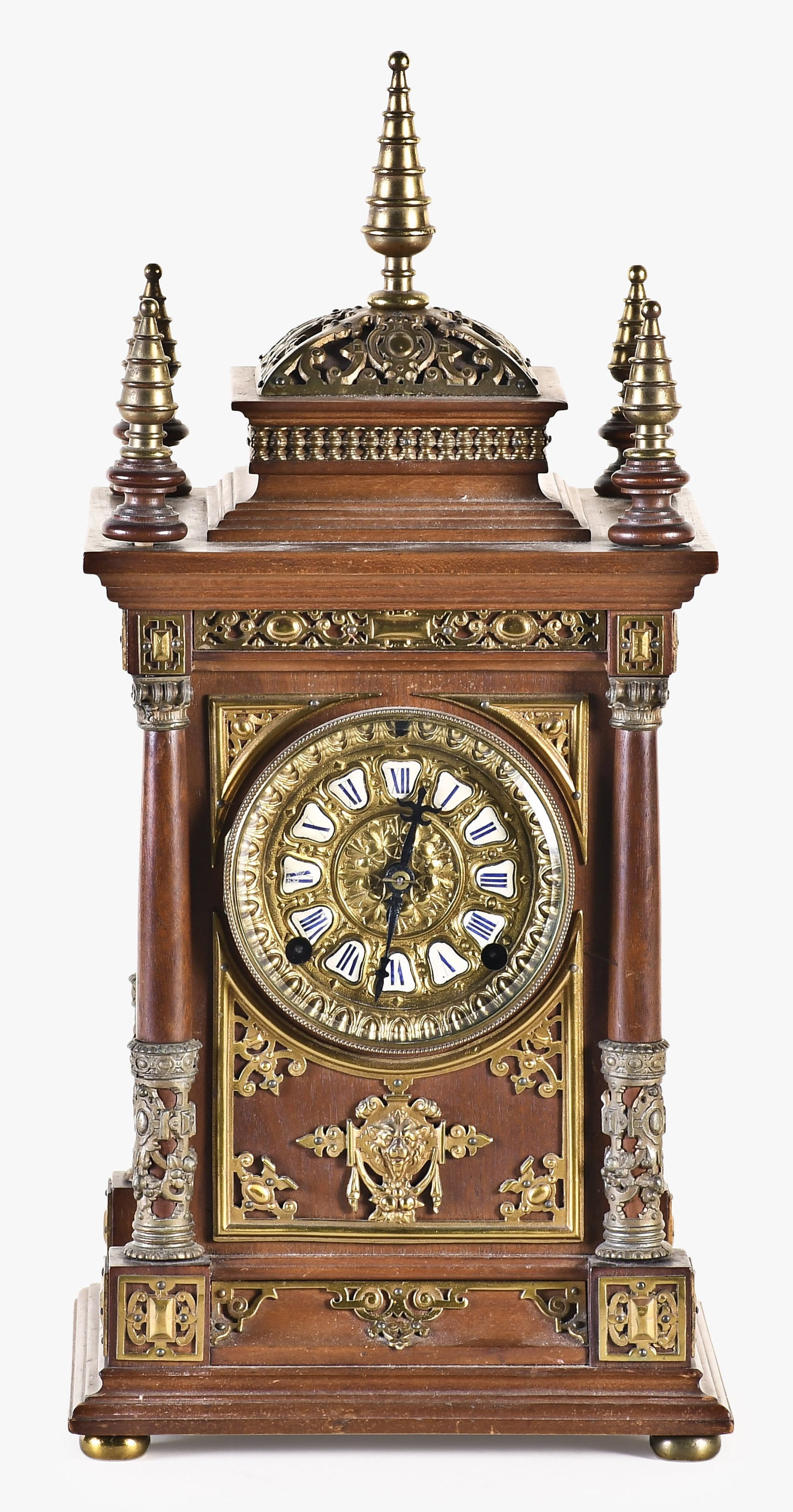 An Ansonia Clock Co. Antique Cabinet mantel clock (1 of 11)