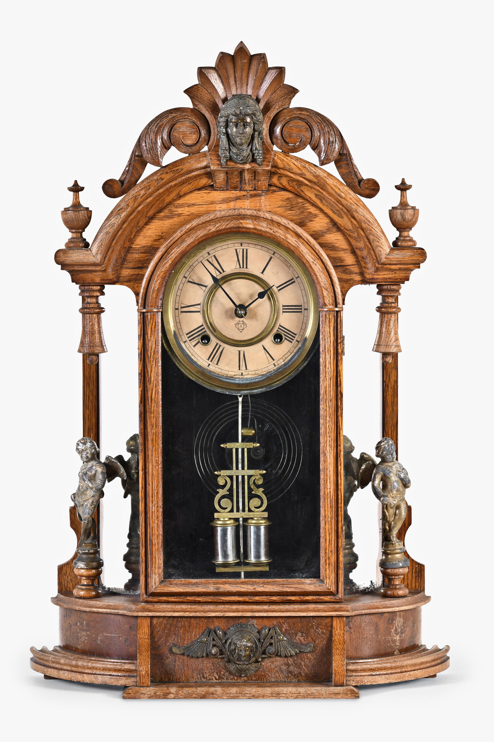 An Ansonia Triumph shelf clock (1 of 6)