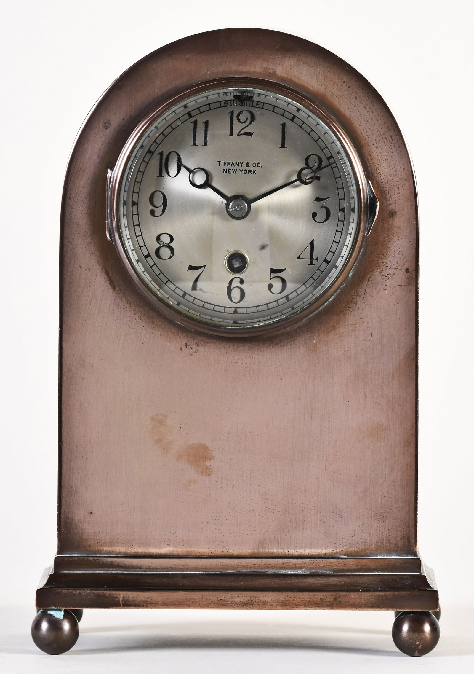 A Chelsea Clock Co. for Tiffany & Co. Doric desk clock (1 of 6)