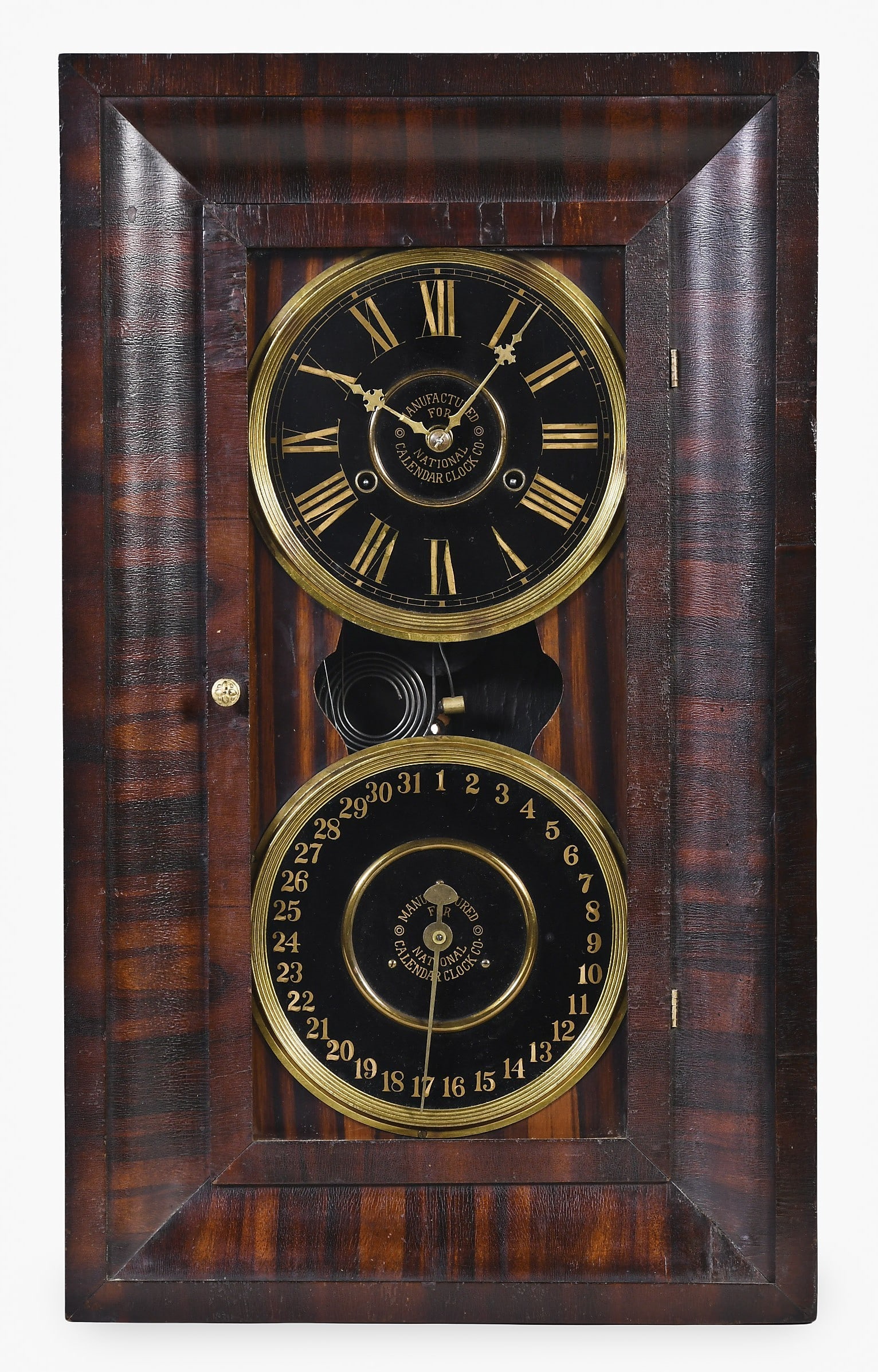 A National Calendar Clock Co. calendar clock (1 of 7)