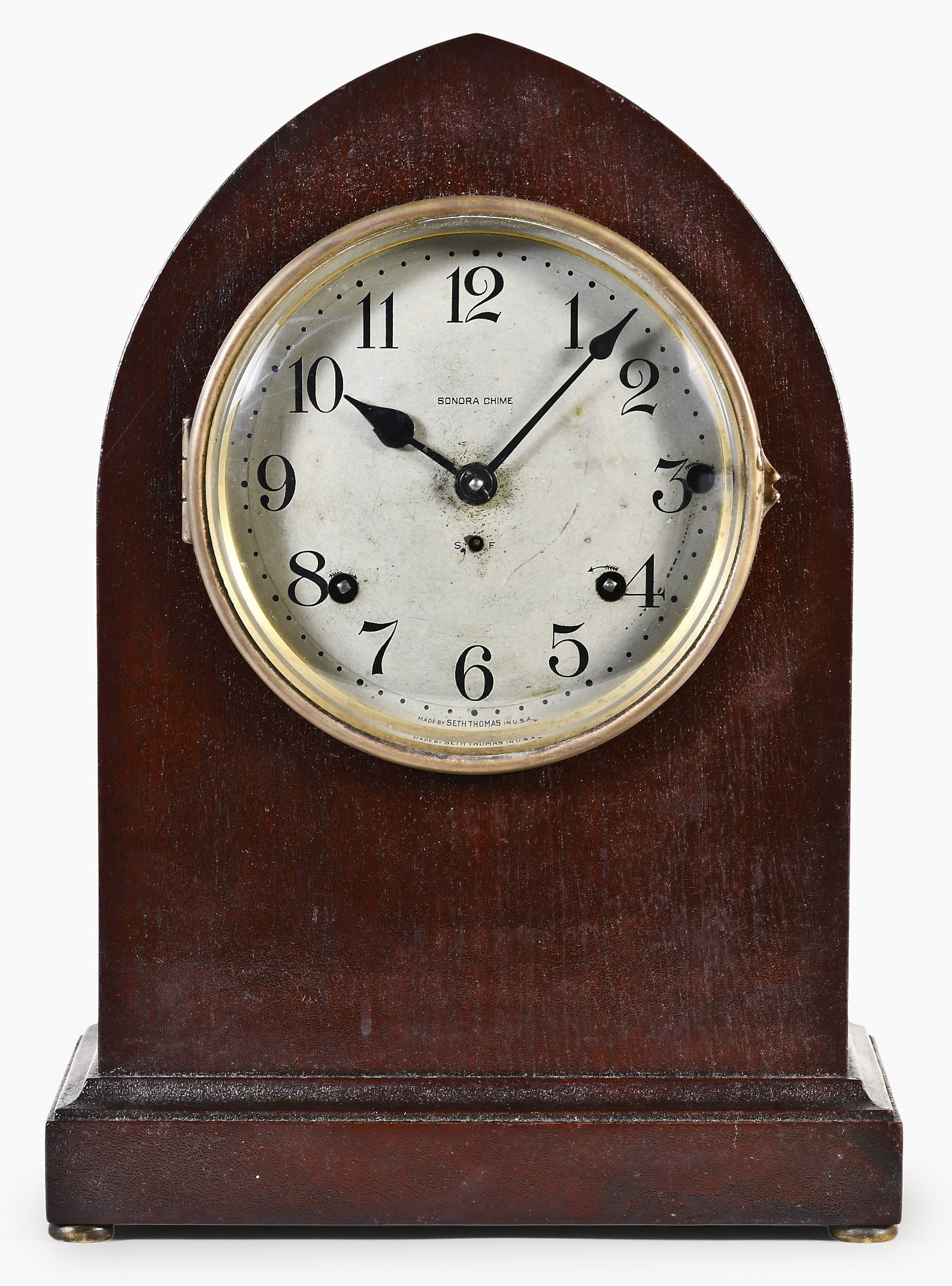 A Seth Thomas Clock Co. Chime Clock No. 14 Sonora chime mantel clock (1 of 7)