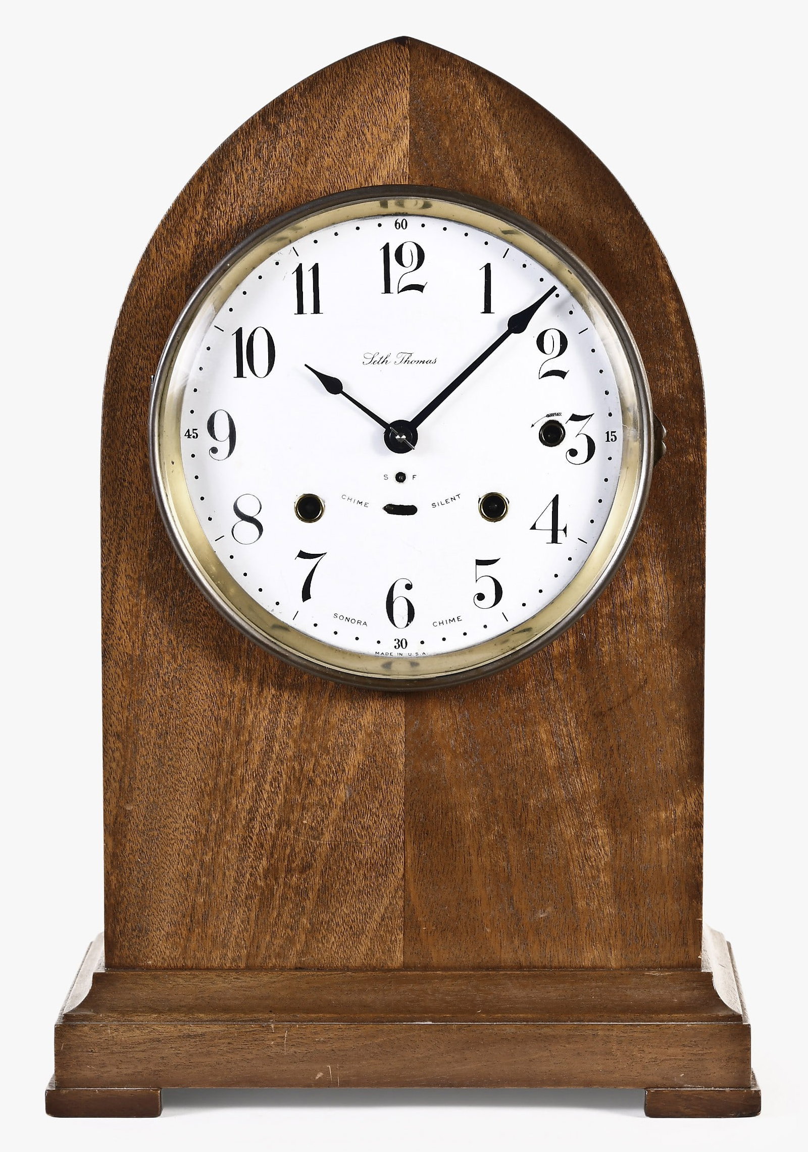 Seth Thomas Clock Co. Chime Clock No. 16 Sonora chime mantel clock (1 of 7)