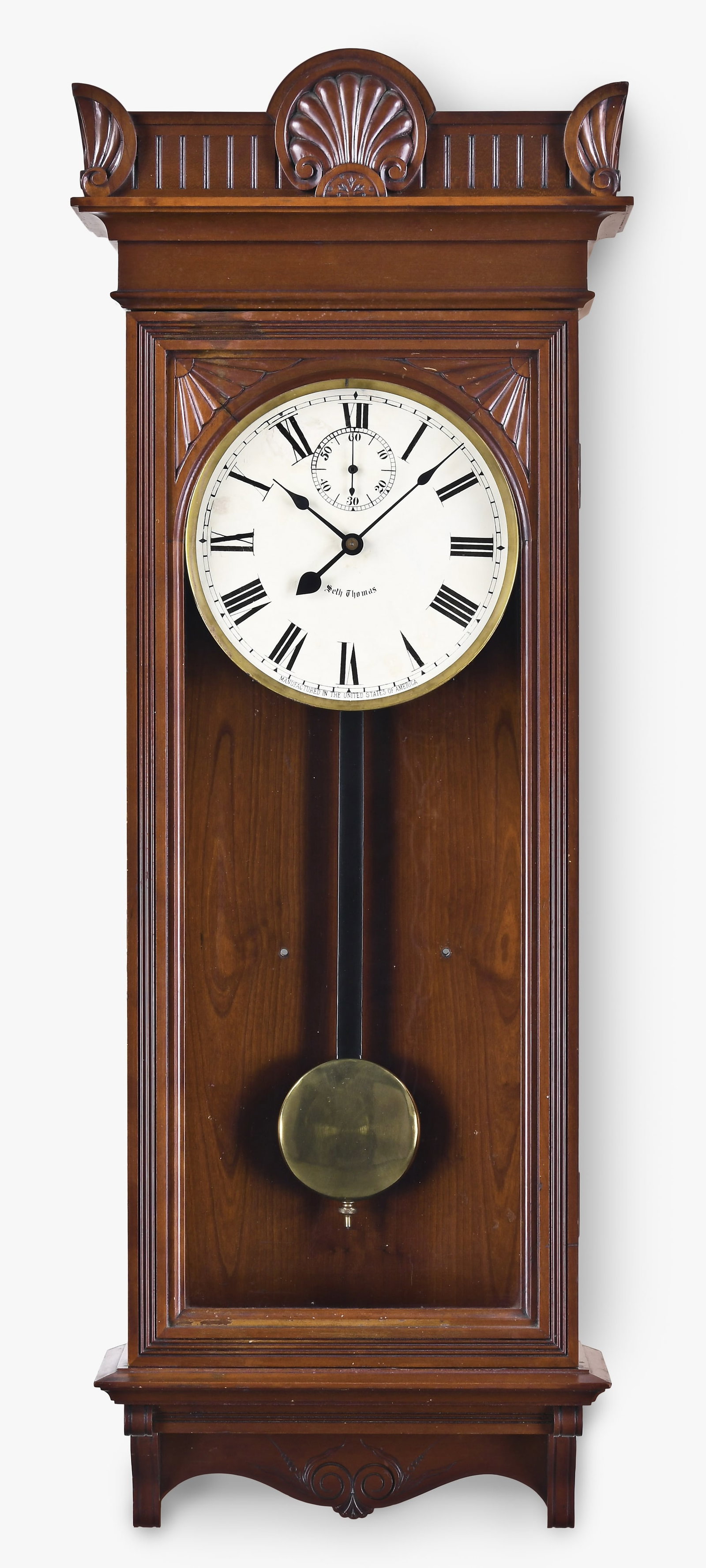 A Self Winding Clock Co. Regulator No. 16 hanging clock (1 of 7)