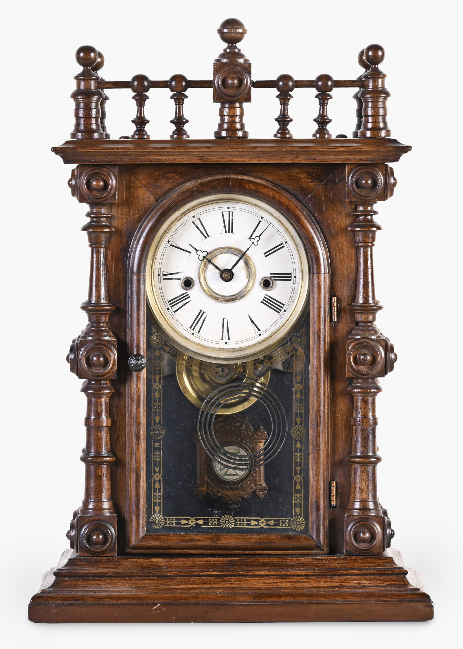 A Welch Spring & Co. Gerster V.P. mantel clock (1 of 6)