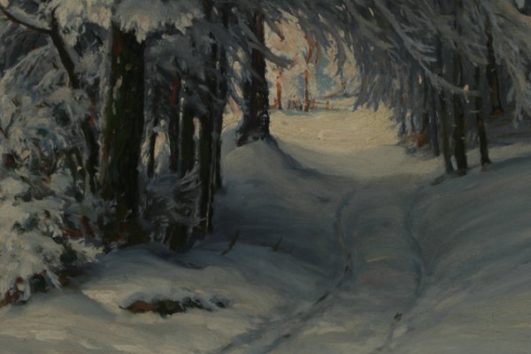 KONSTANTIN KRYZHITSKY Russian Winter Landscape - 2