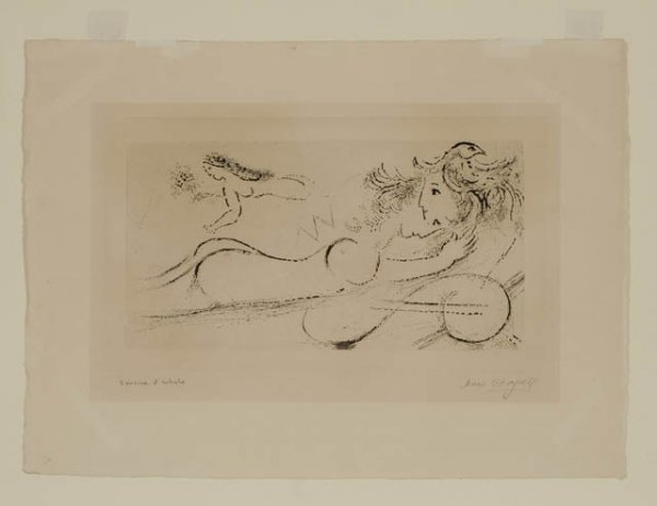 MARC CHAGALL Amourous III Etching - 3