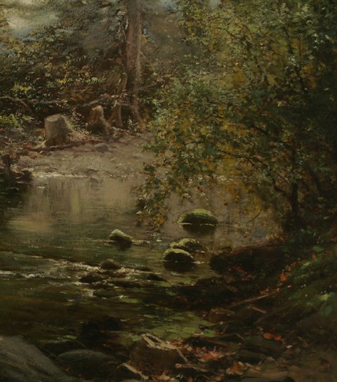 ARTHUR PARTON 19th C. American Landscape Painting - 3