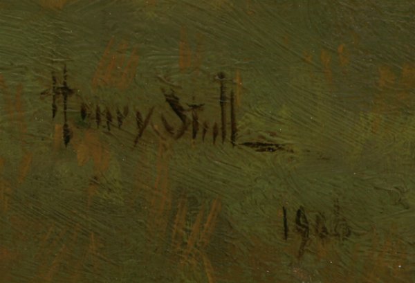 HENRY STULL Whimsical with Miller Up 1906 Oil Pain - 4