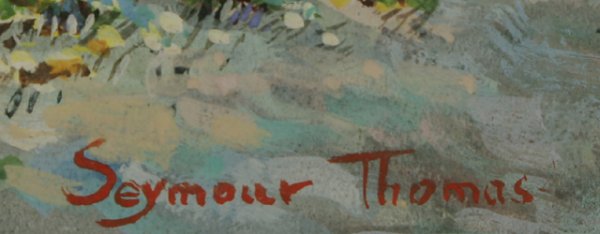 STEPHEN THOMAS Monterey Coast California Gouache P - 4
