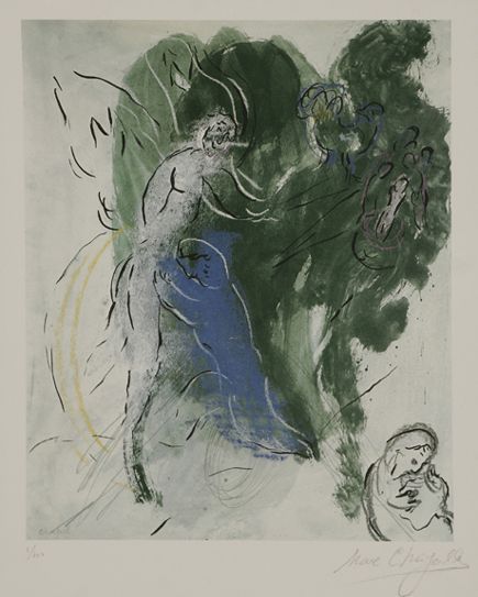Marc Chagall La Lutte de Jacob et de L’Ange