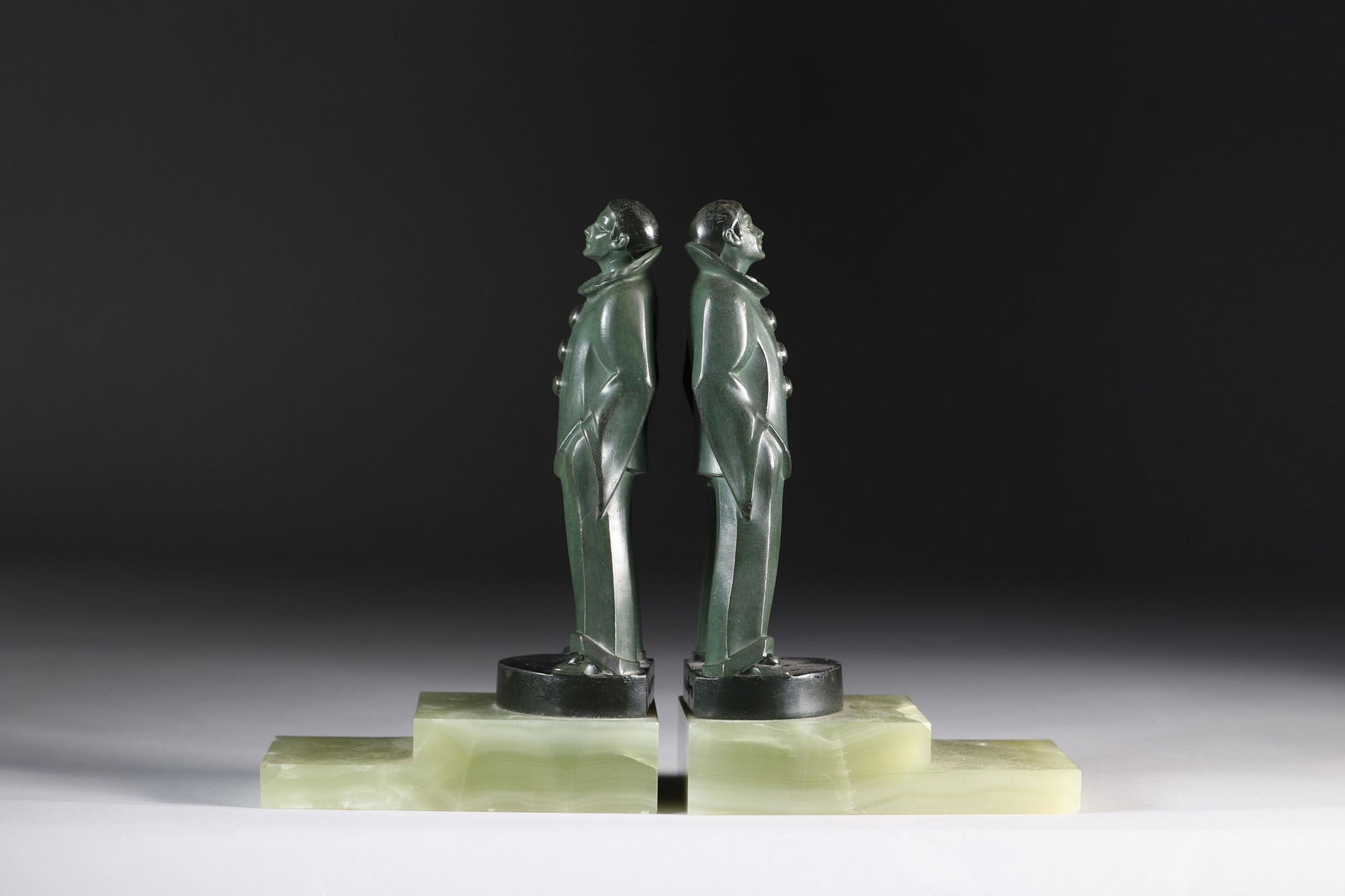 Max Le VERRIER (1891 - 1973) pair of Art Deco (1 of 4)