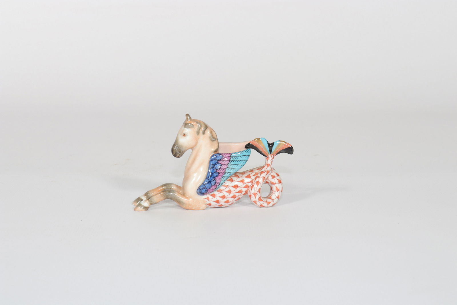 Herend Porcelain Winged Horse. Period XXth century (1 of 3)