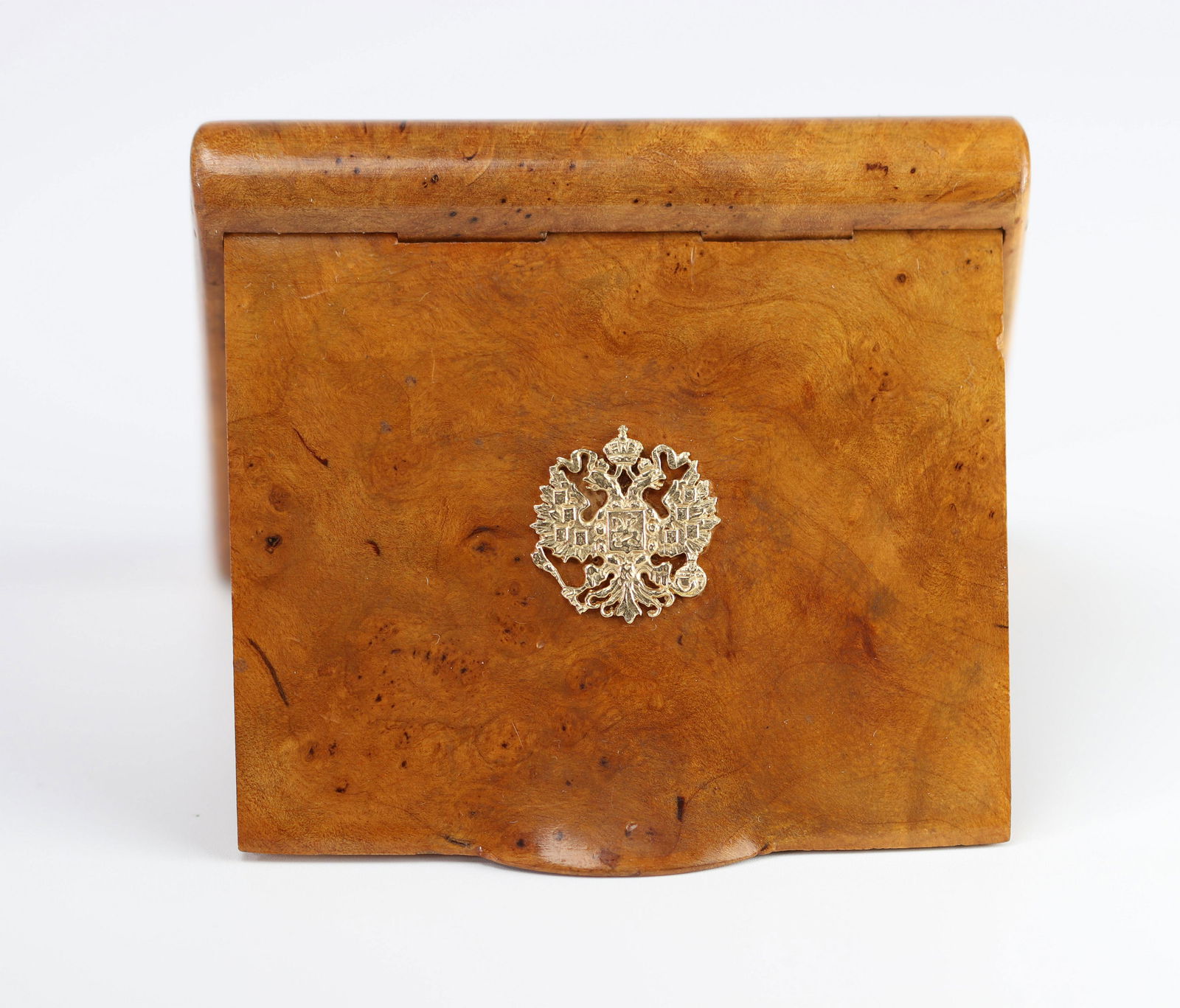 Russia magnifying glass box decorated with a (1 of 7)