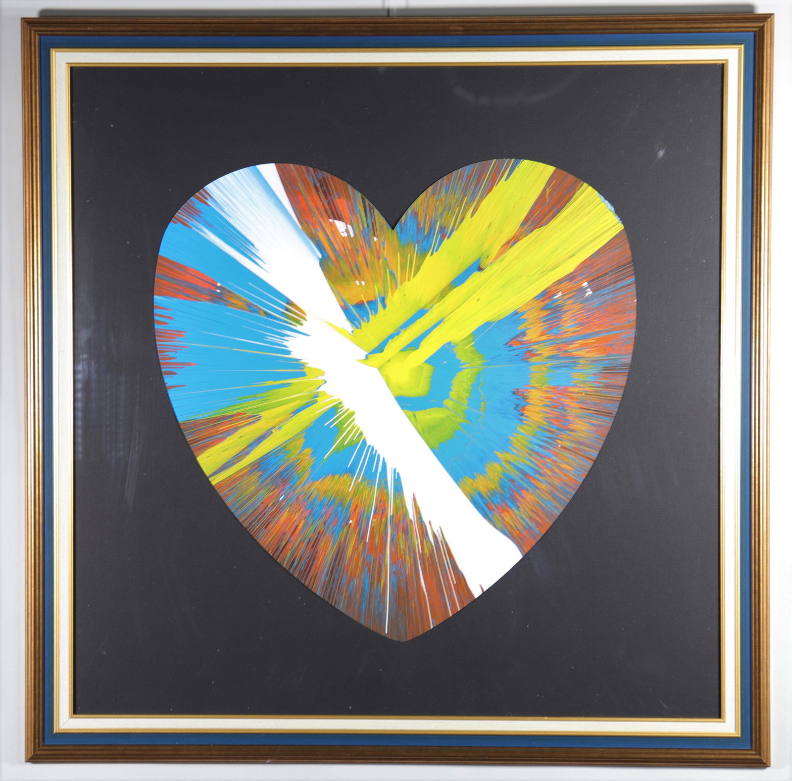 Damien Hirst. 2009. Heart. Spin Painting, acrylic on (1 of 3)