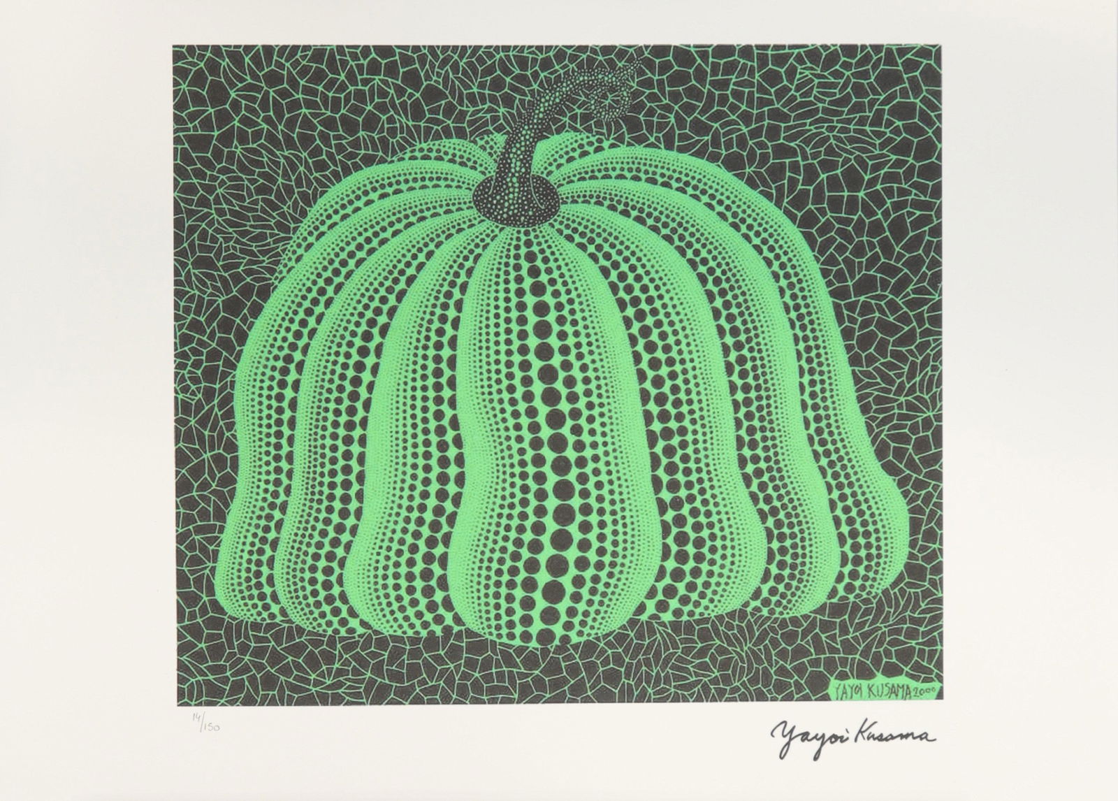 Yayoi Kusama - Lithograph on paper signed and numbered (1 of 2)