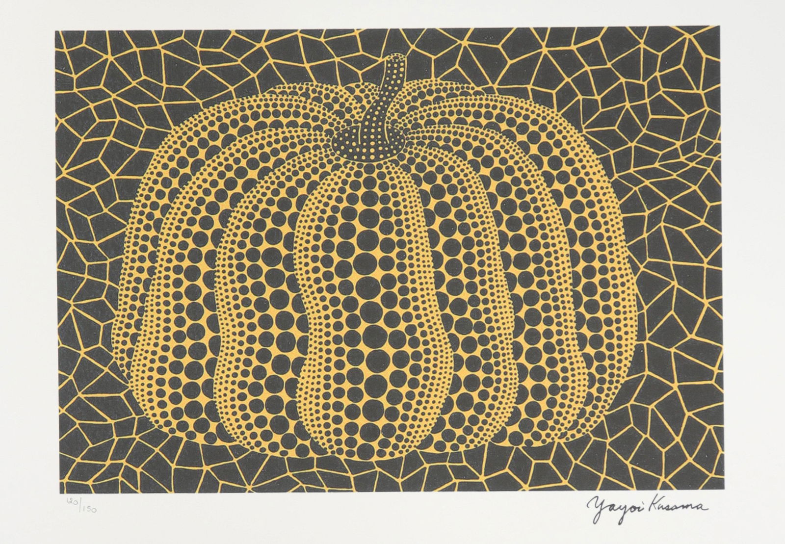 Yayoi Kusama - Lithograph on paper signed and numbered (1 of 2)