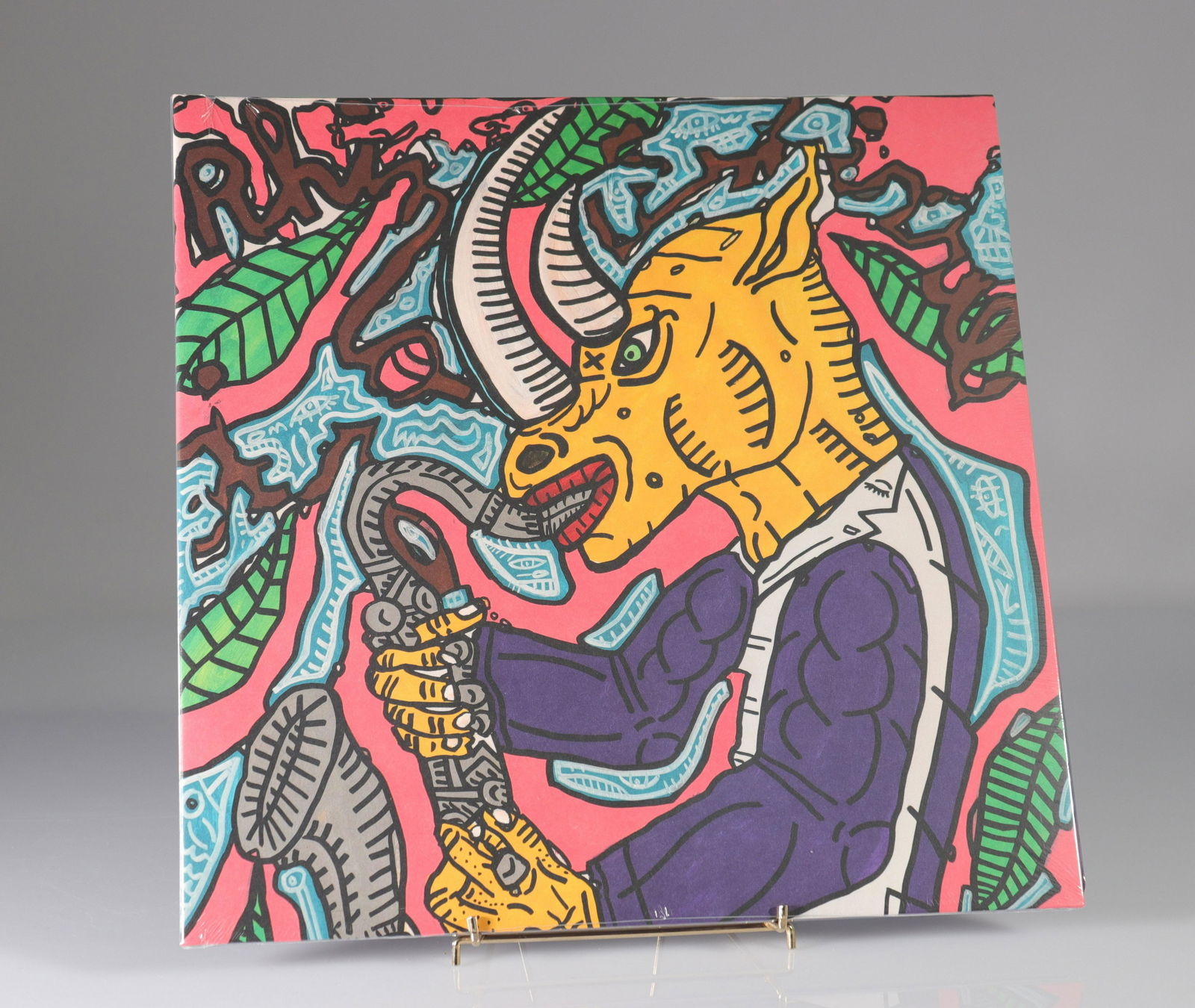 Robert Combas (born in 1957) "Solos - Lionel Martin": Robert Combas (born in 1957) "Solos - Lionel Martin" Ouch Records! - 2020 Offset printing in color on record sleeve and LP record. - Period: Xxth - Sizes: L 315 MM l 315 MM - Weight (K): 0,32kg - Cond