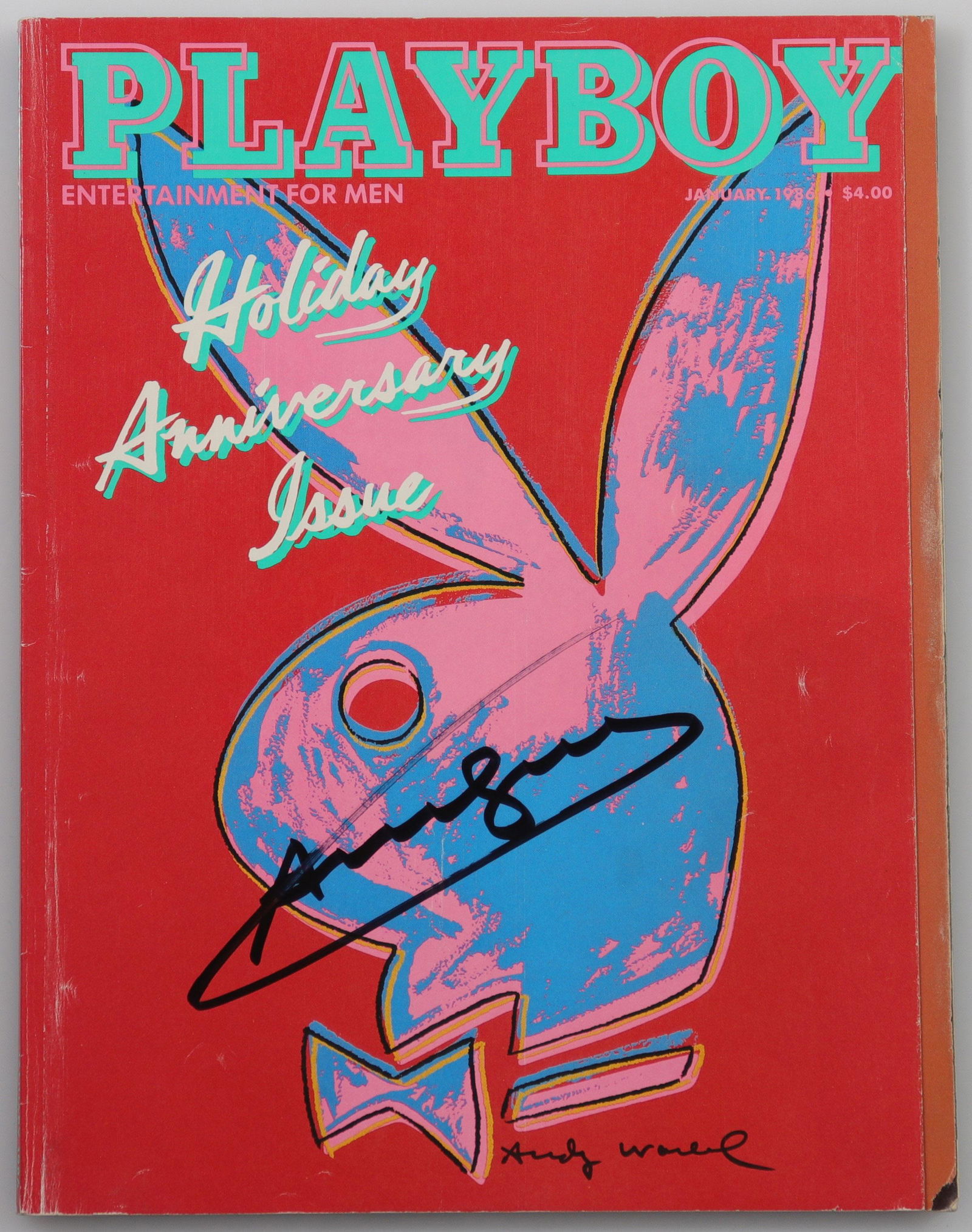 Andy Warhol Playboy Magazine artwork cover 