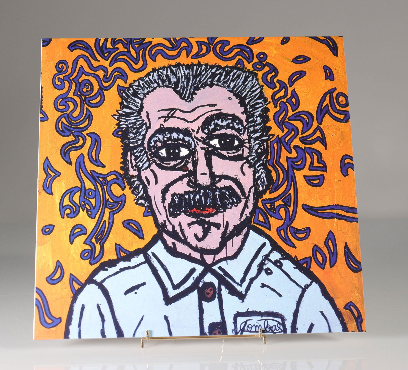 ROBERT COMBAS - GEORGES BRASSENS, 2021 Silkscreen on: ROBERT COMBAS - GEORGES BRASSENS, 2021 Silkscreen on vinyl sleeve front & back. Internal screen printed pocket on both sides. Limited edition of 700 pieces. - Period: Xxth - Sizes: L 315 MM l 315 MM -
