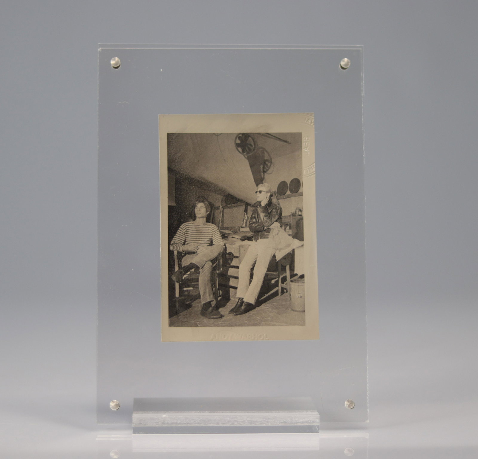 Andy warhol (attributed to) Self Portrait Polaroid Instant proof (Polaroid) Signed Â« AW Â» & (1 of 2)