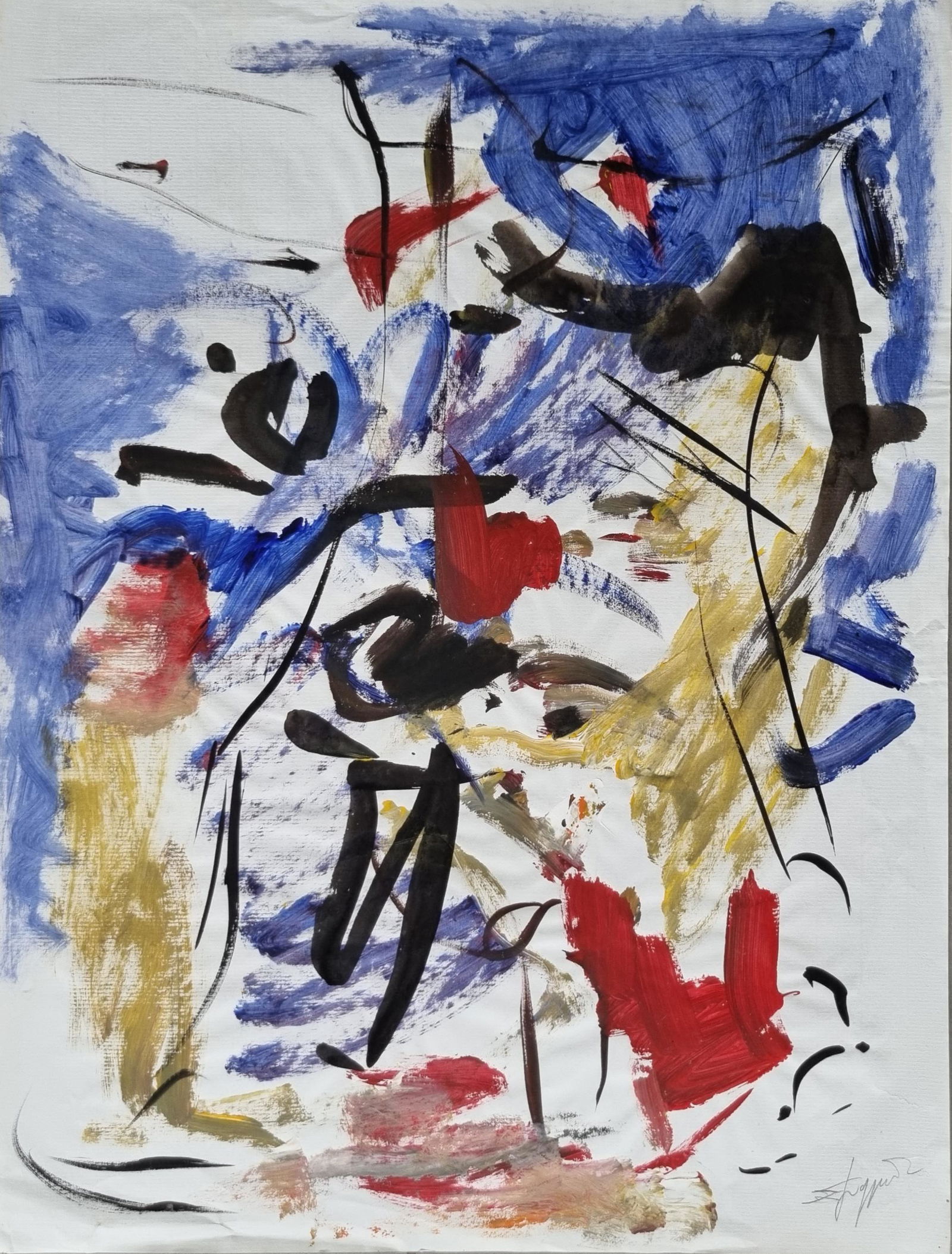 Tigran AGADJANIAN (AR, 1960)Untitled, circa 1990/2000.-Mixe media on paper.-Size: 19 3/4 by 25 1/5 (1 of 1)