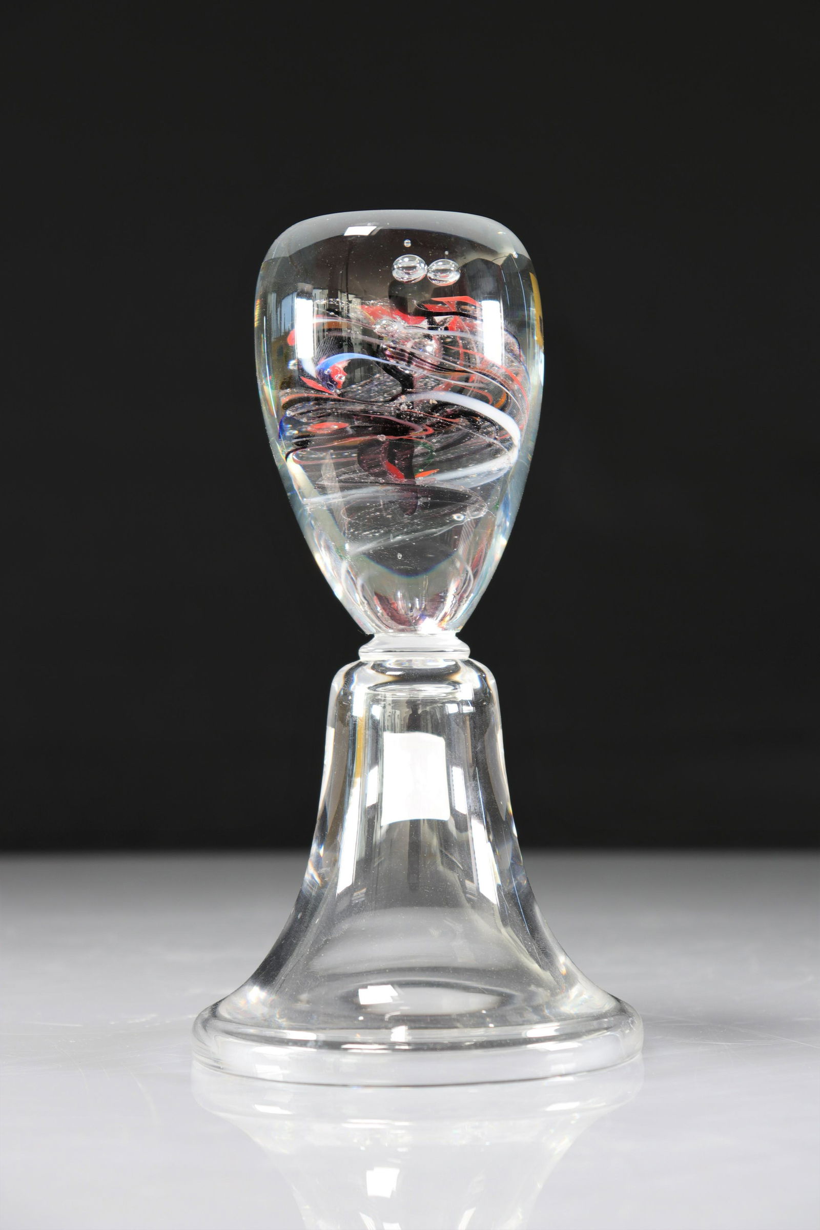 Val Saint-Lambert Paperweight: Val Saint-Lambert Paperweight - Weight: 985 g - Sizes: H=195mm L=105mm - Condition: good condition - Author / artist: Val Saint Lambert