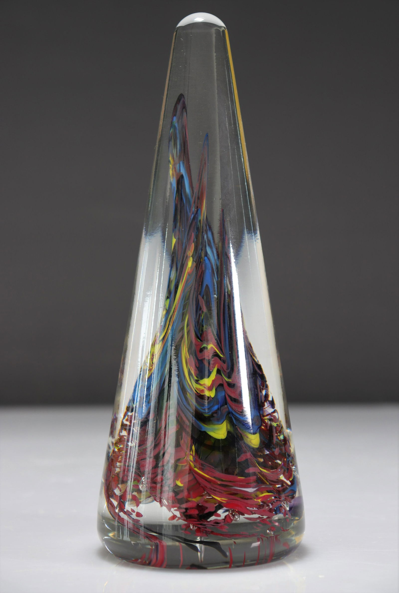 Val Saint-Lambert Paperweight: Val Saint-Lambert Paperweight - Weight: 1.74 kg - Region: Belgique - Sizes: H 220 D 80 - Condition: good condition - Author / artist: Val Saint Lambert