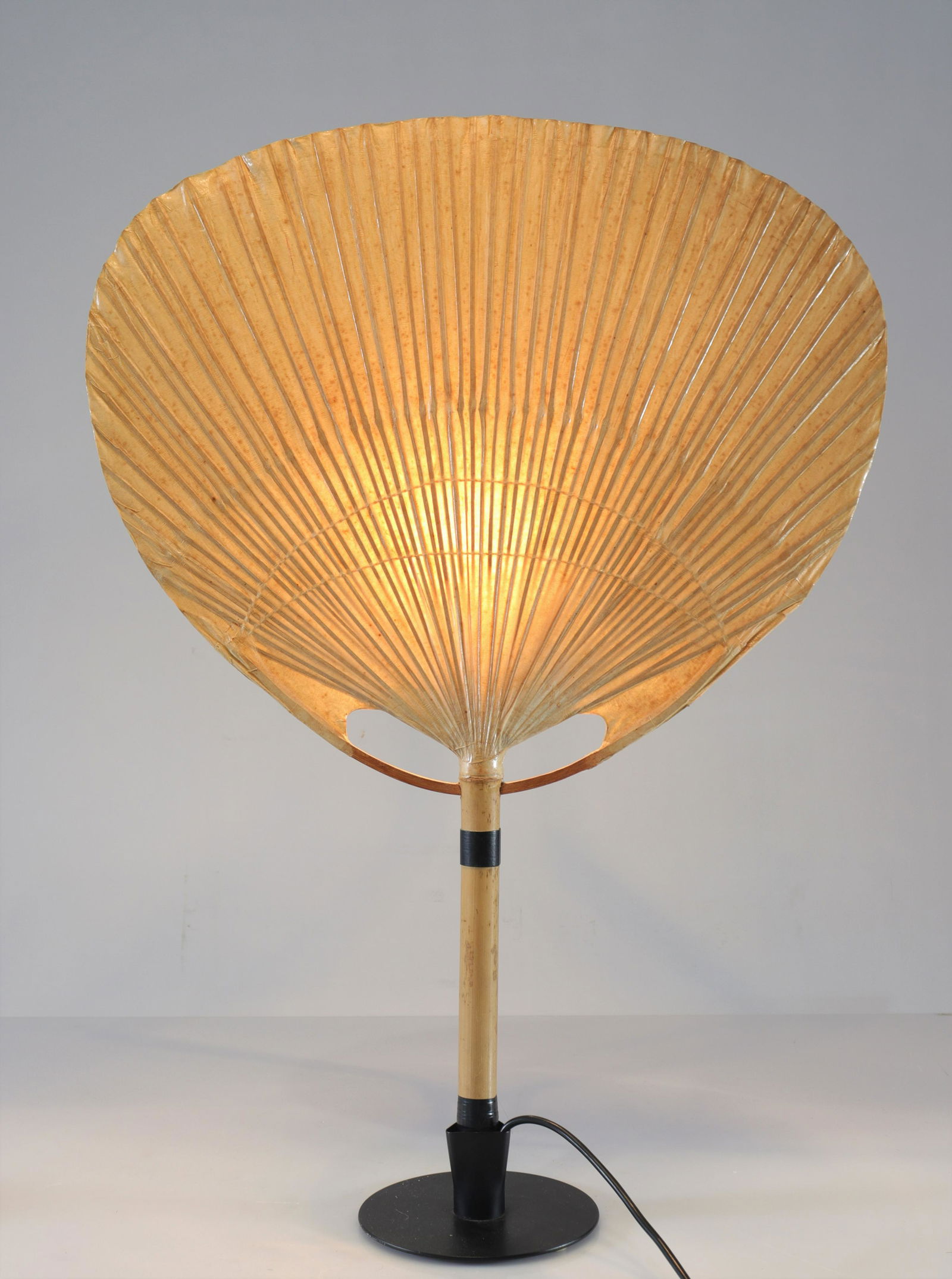 Ingo Maurer (born in 1932) Bamboo and rice paper floor lamp created in 1973 (1 of 6)