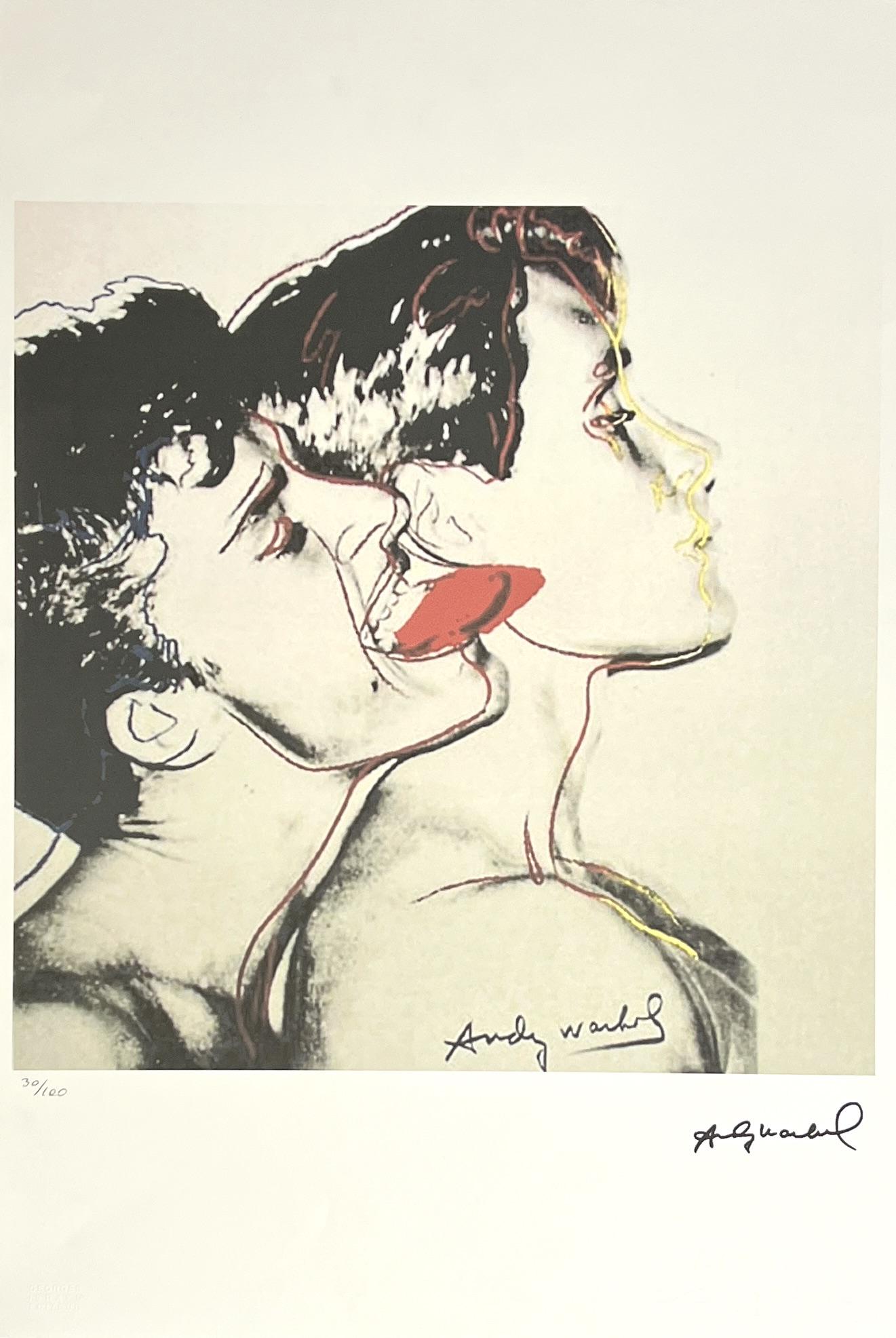 Andy Warhol. " Untitled ". Color silkscreen on paper (1 of 7)