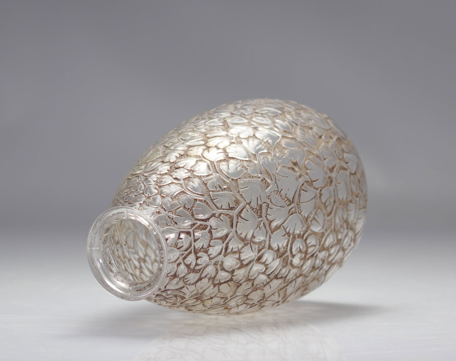 Henri DIEUPART (1888-1980) Art Deco vase with stylized floral motifs (1 of 5)