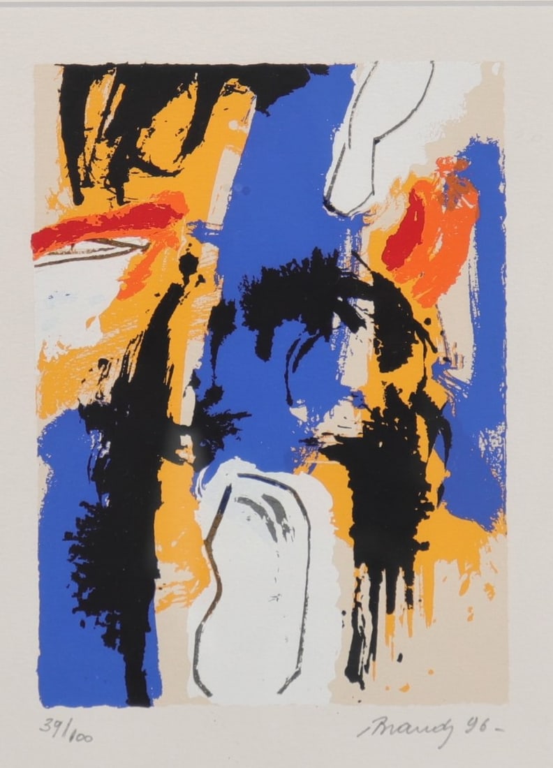 Robert BRANDY (1946) Polychrome lithograph "Untitled", 1996 (1 of 2)