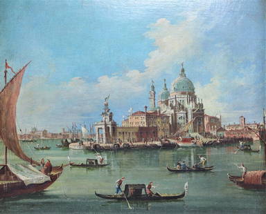 Francesco TIRONI (1745-1797) Att. oil "View of Venice": Francesco TIRONI (1745-1797) Att. oil "View of Venice" - Weight: 2.84 kg - Shipping unavailable - Region: Italie - Period: XVIIIeme - Sizes: H 490 MM L 590 MM - At first glance: normal wear / patina