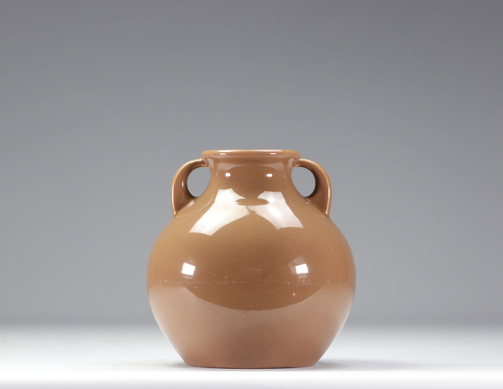 VILLEROY & BOCH Septfontaines, light brown earthenware vase (1 of 4)